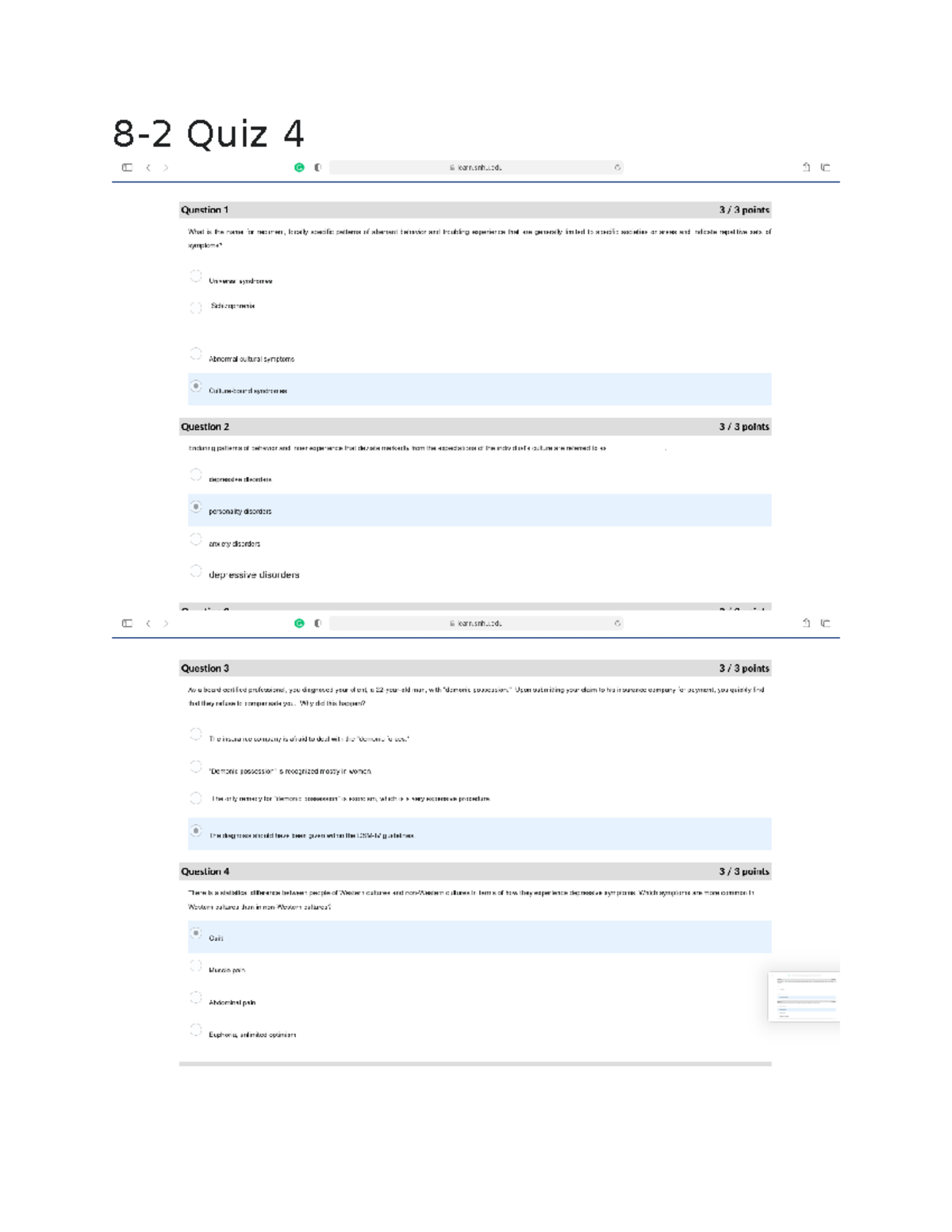 8-2 Quiz 4 - This quiz covers material from Modules 7 & 8 (Chapters 9 ...