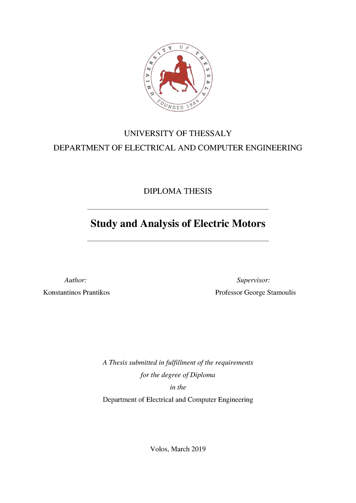 masters thesis electrical engineering