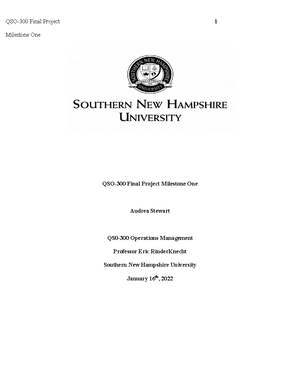 ECON 201 8-2 Final Project Complete Audrea Stewart Snhu ...