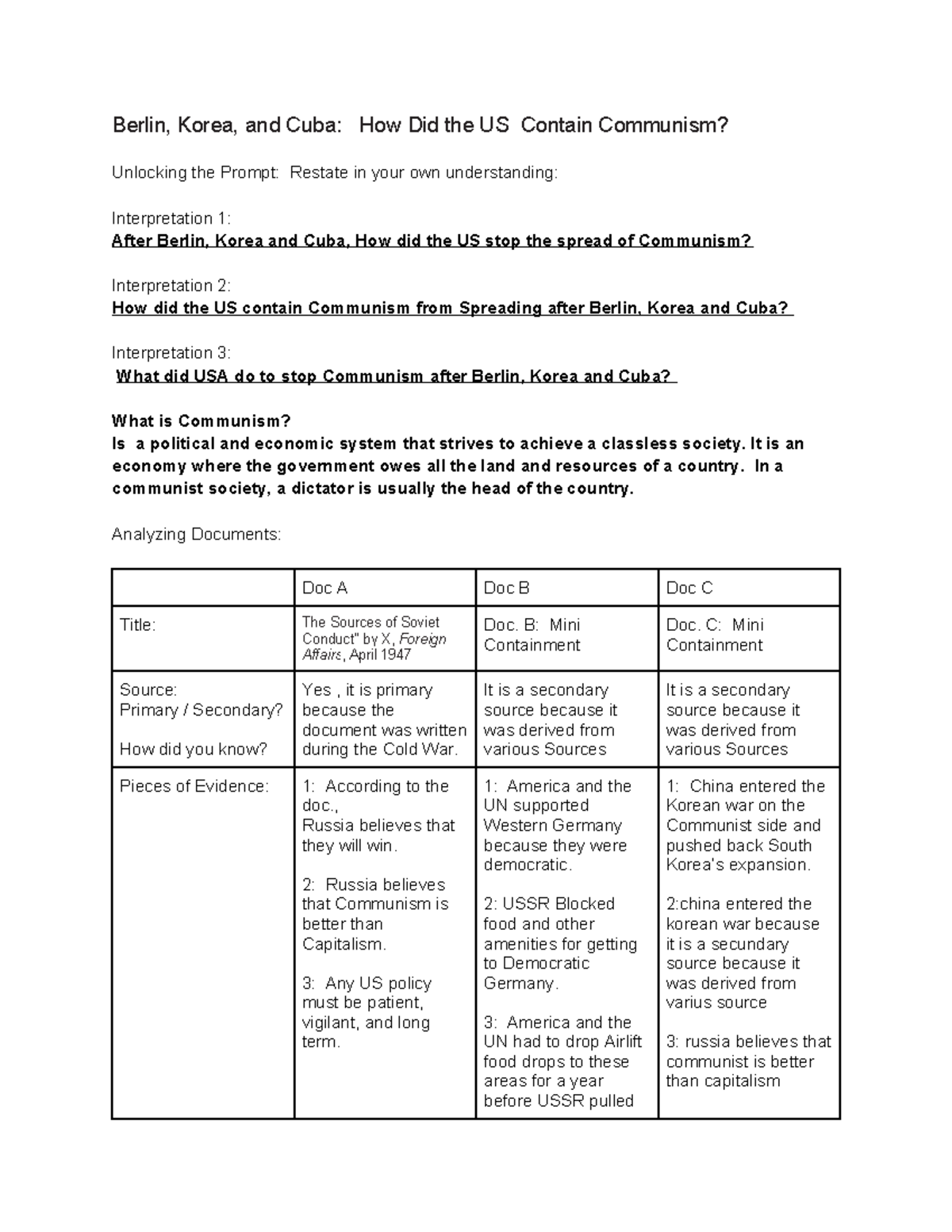 AnnotatedCopy20of20Berlin2C20Korea2C20and20Cuba Studocu