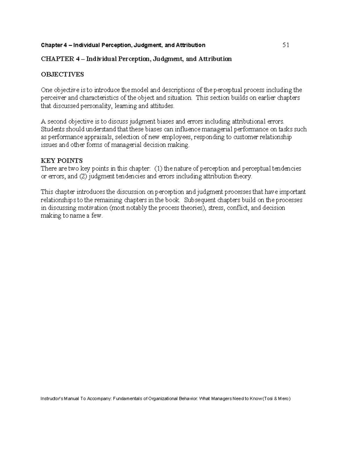 Chapter 4-Perception - Learning And Perception - CHAPTER 4 – Individual ...
