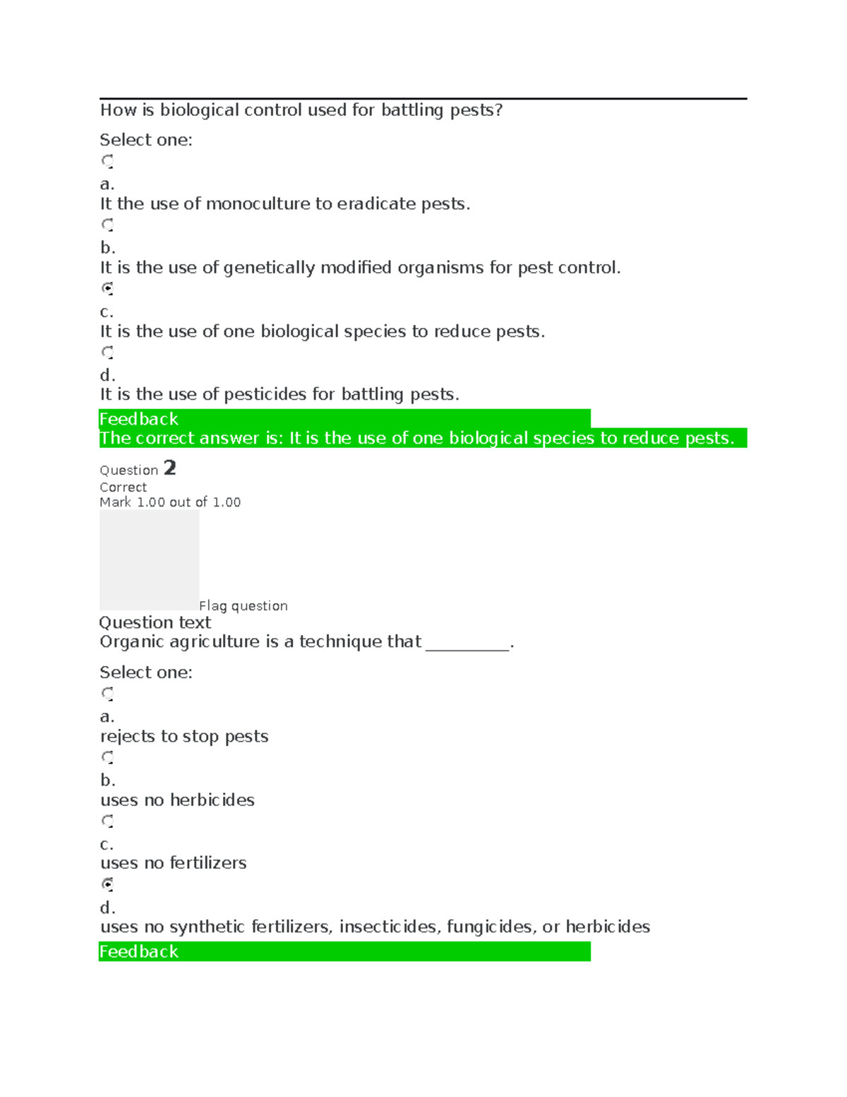 Stud doc 1 - tests - How is biological control used for battling pests ...