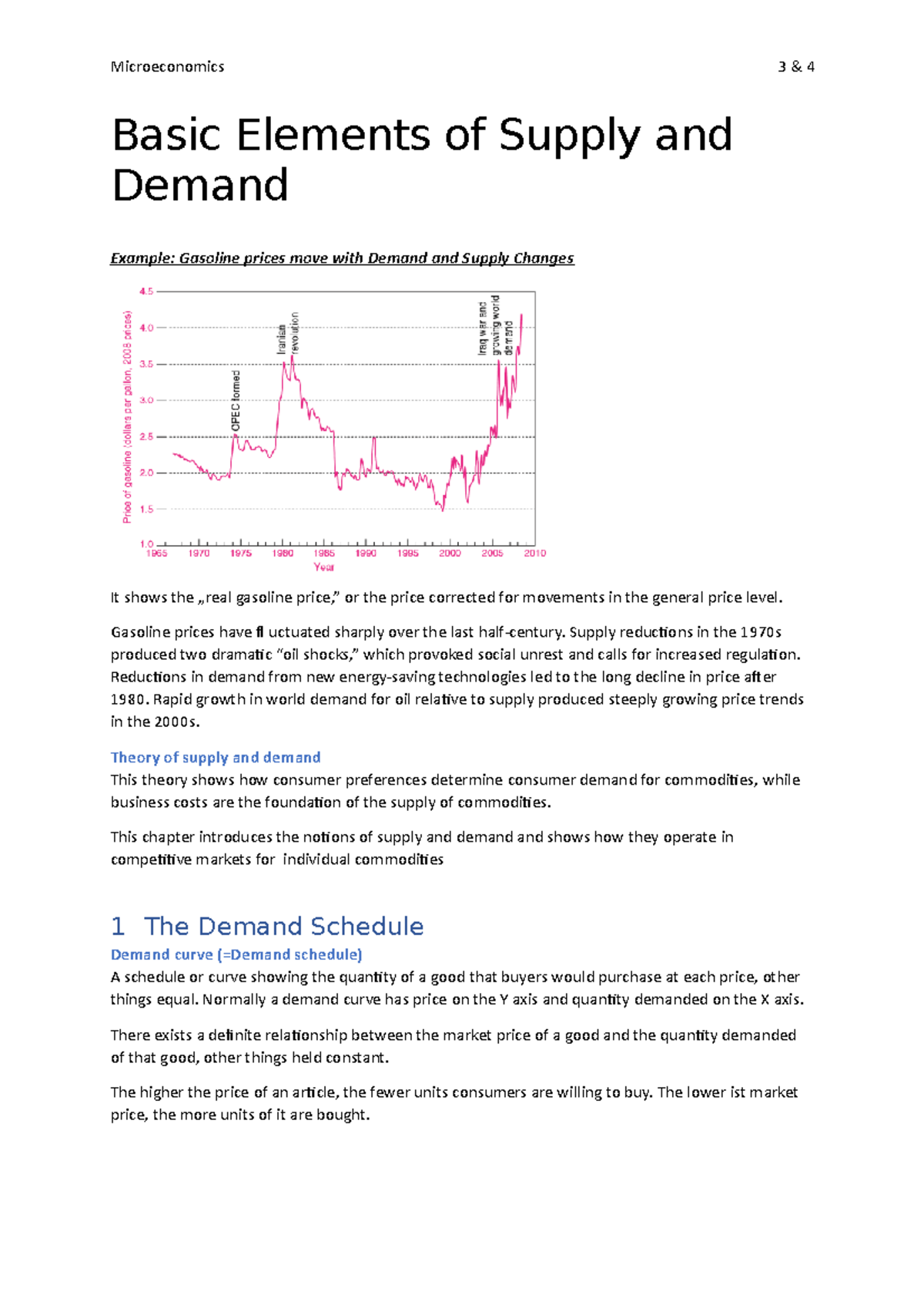 What Are The Basic Elements Of Supply And Demand