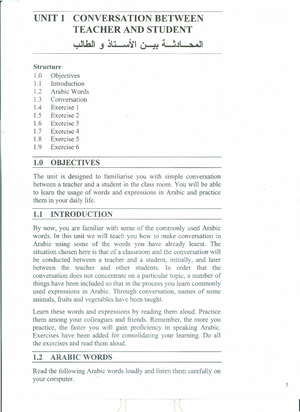 Unit 1 Conversation Between Teacher And Student Unit 1 Conversation Between Teacher And Studocu