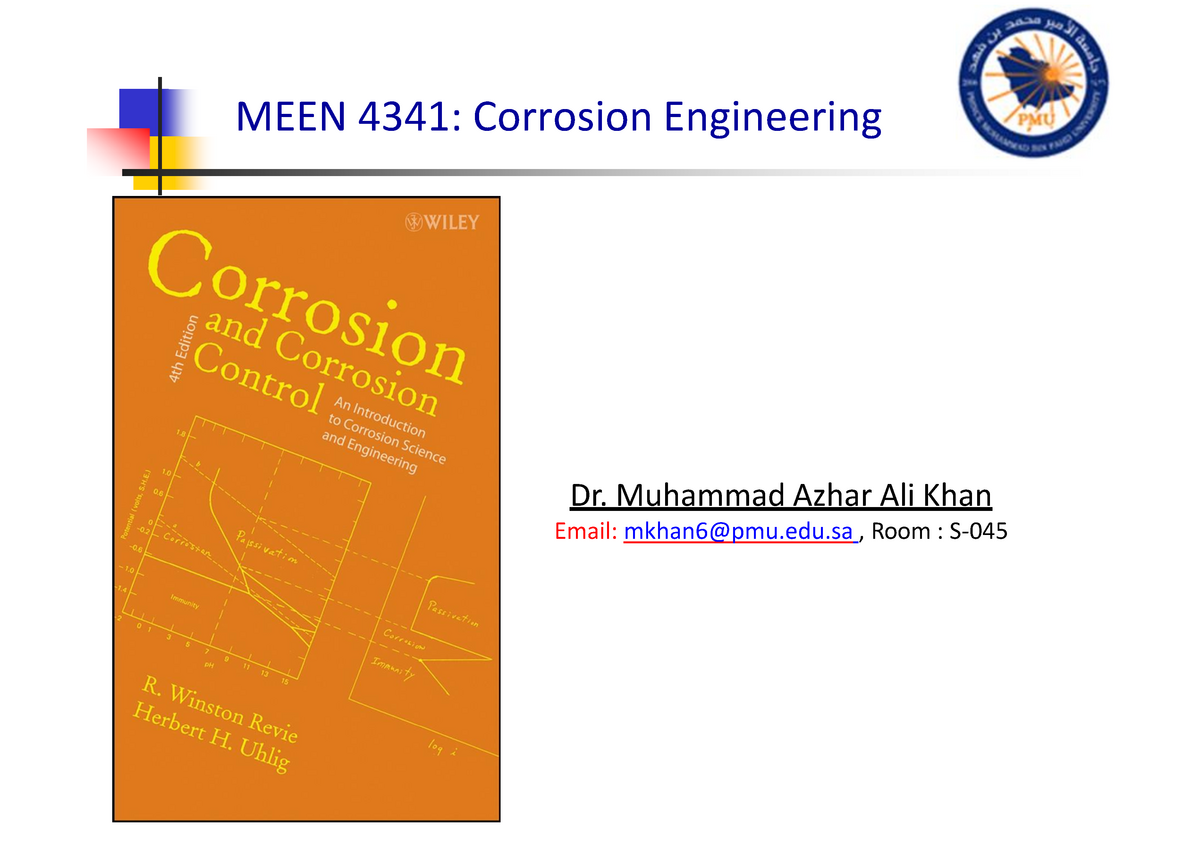 01 Importance & Basics of Corrosion - Warning: TT: undefined