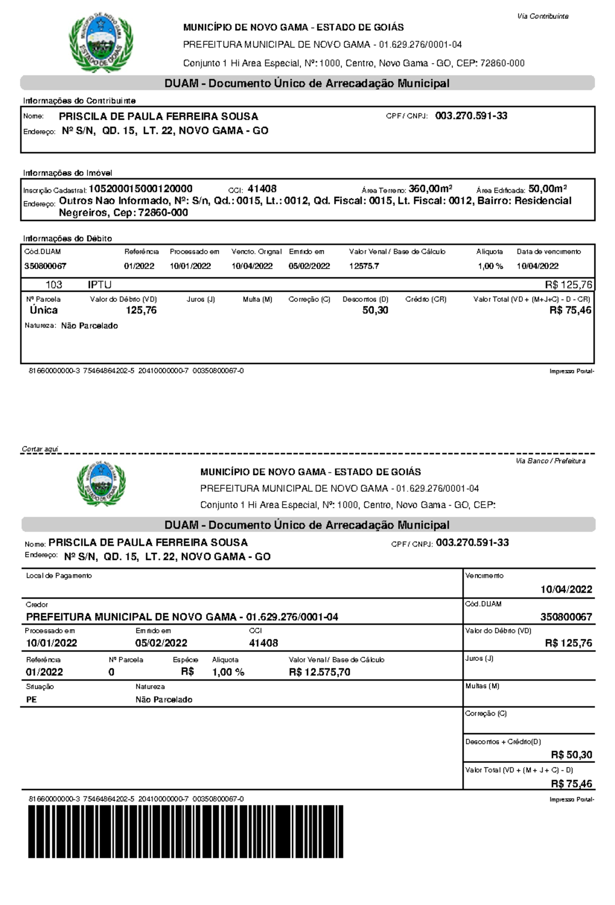 saude do trabalhador - resumo - DUAM - Documento Único de Arrecadação ...