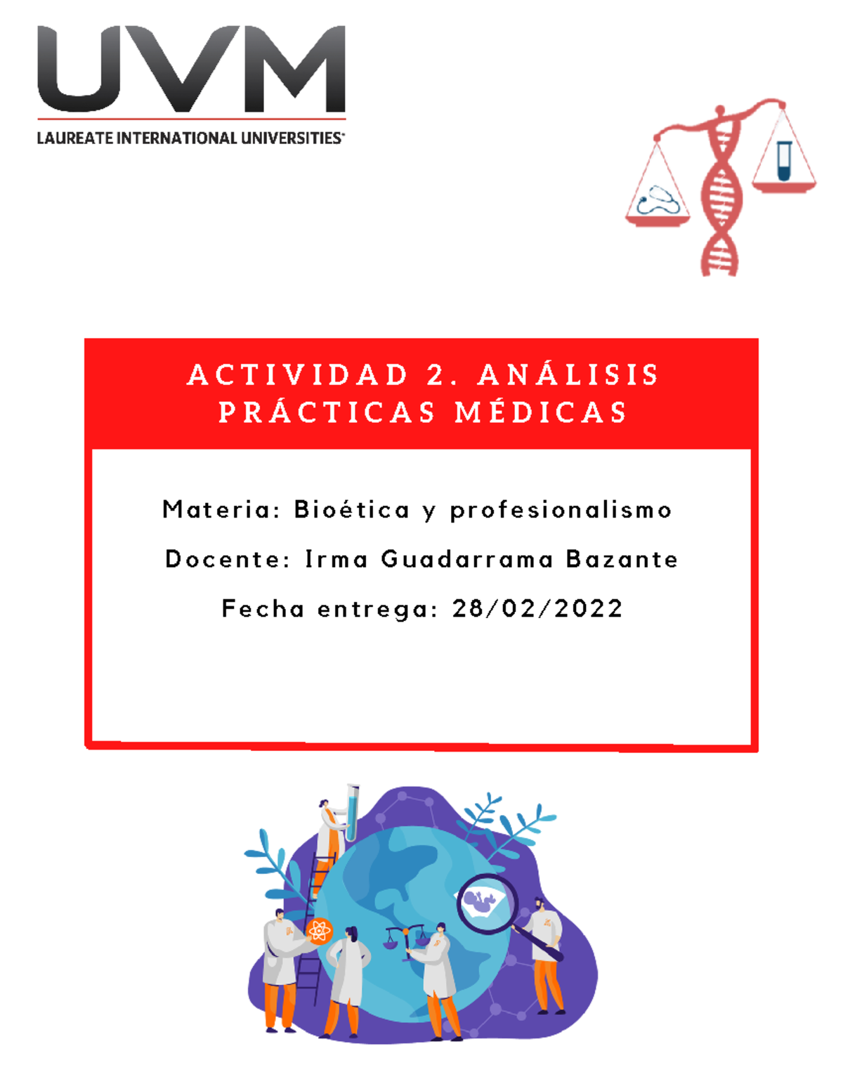 A 2 Acbv Actividad 2 De La Materia Bioetica Y Profesionalismo