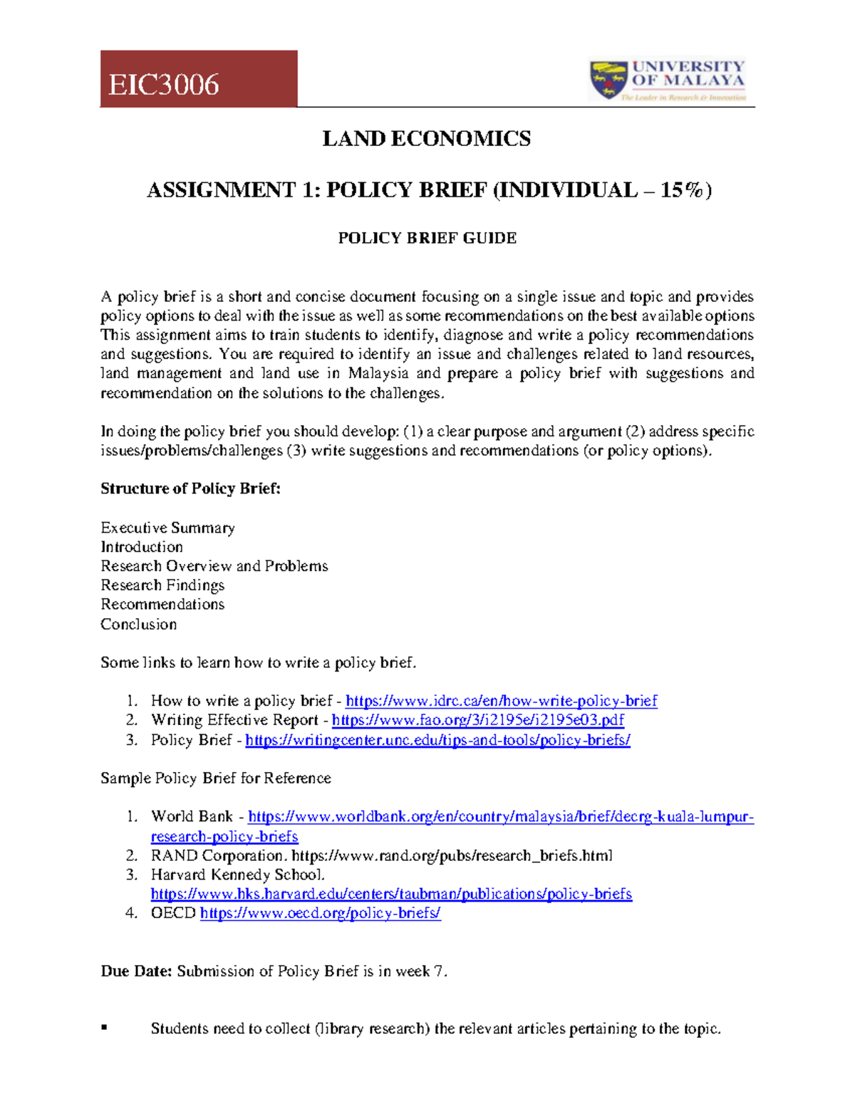 assignment of policy notes