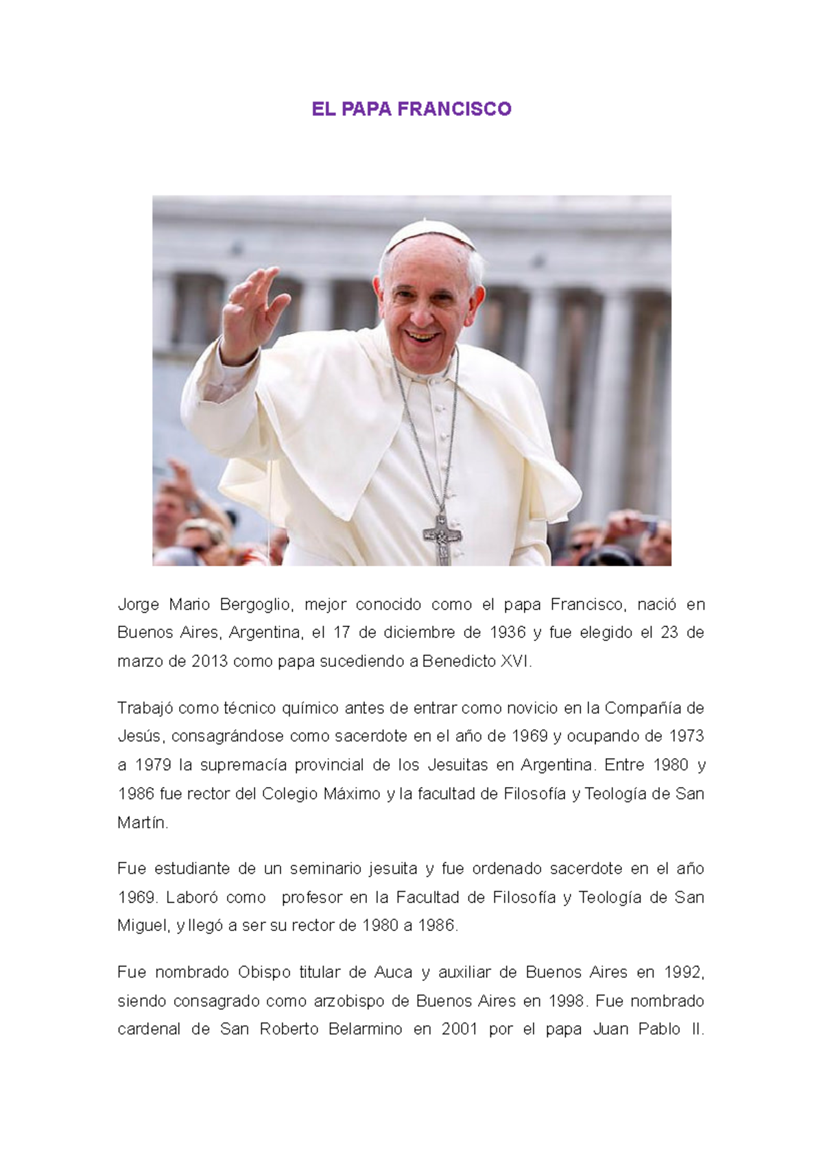 Pope Francis