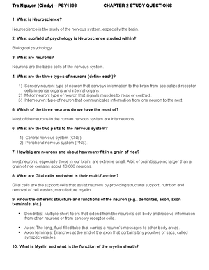 Chapter 1 - psy - Chapter 1: The Science of Psychology What is ...