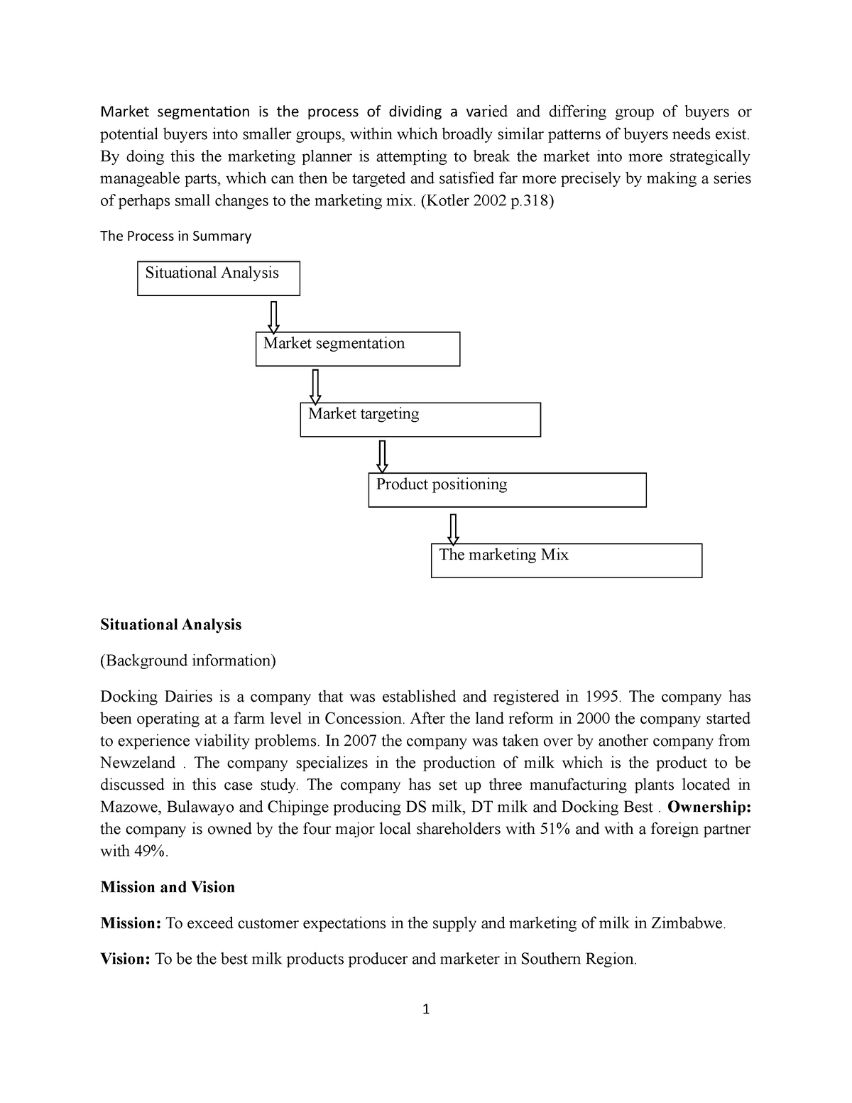 assignment quiz module 08 segmentation