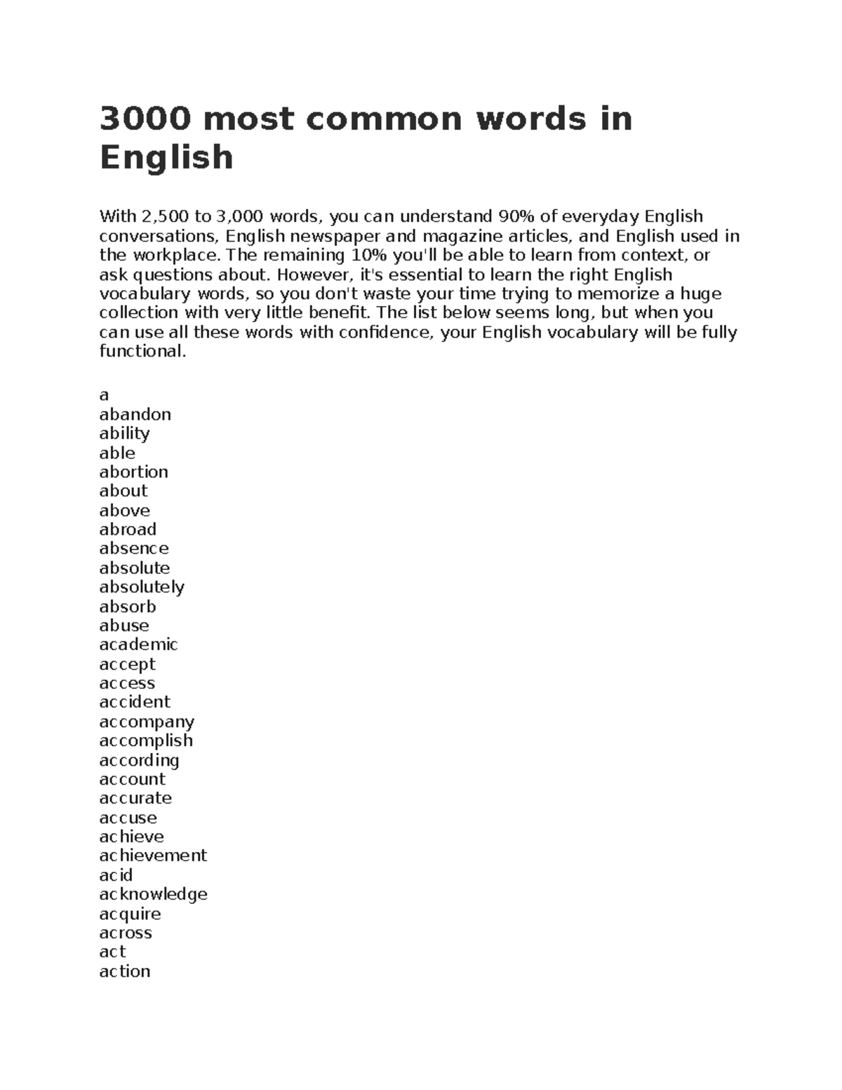 what-are-the-most-common-words-in-english-pdf-justlearn