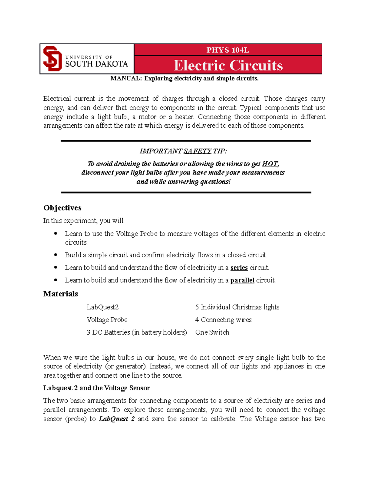 104L - 6 Manual Electric Circuits - Copy - PHYS 104L Electric Circuits ...