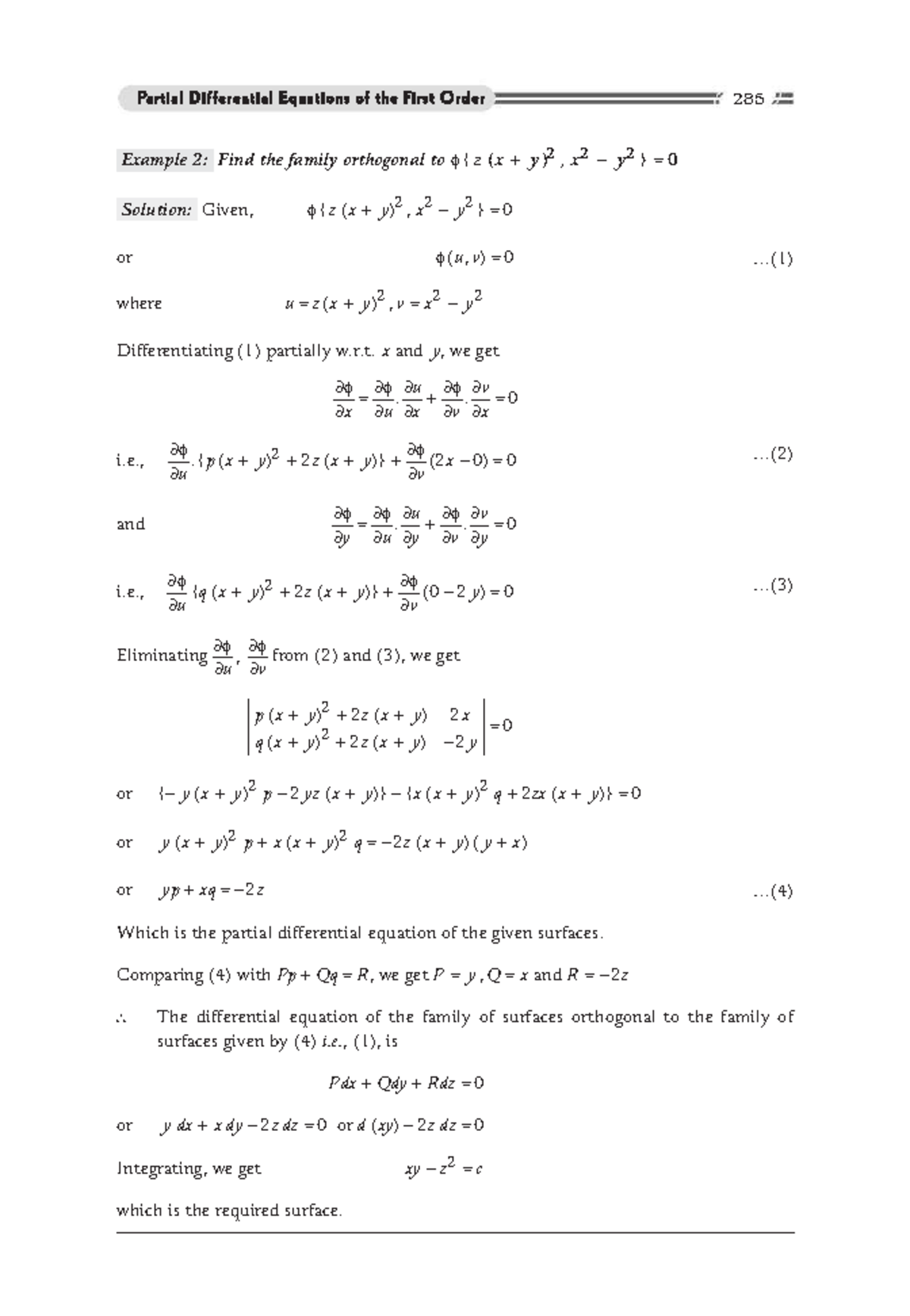 Differential equations-98 - Example 2: Find the family orthogonal to φ ...