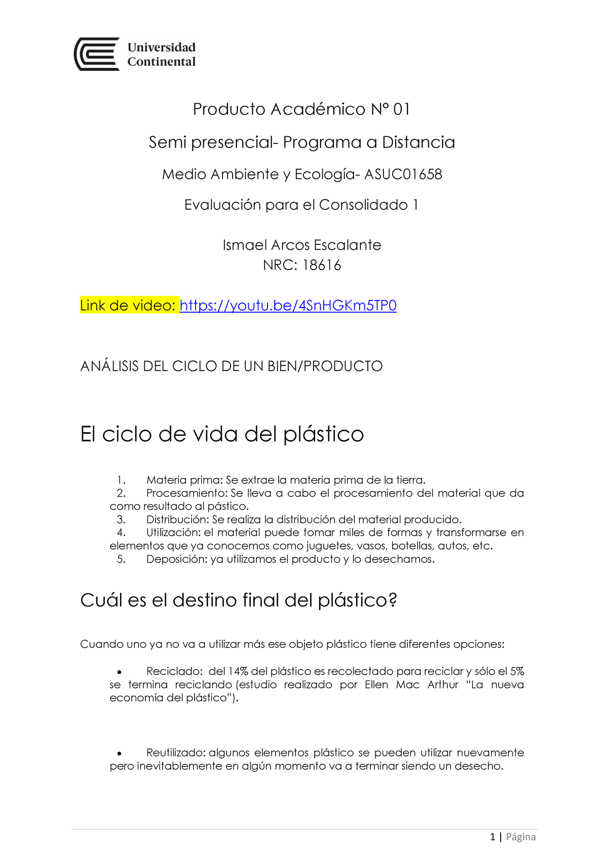 Pa Ciclo De Vida Producto Acad Mico N Semi Presencial Programa A Distancia Medio