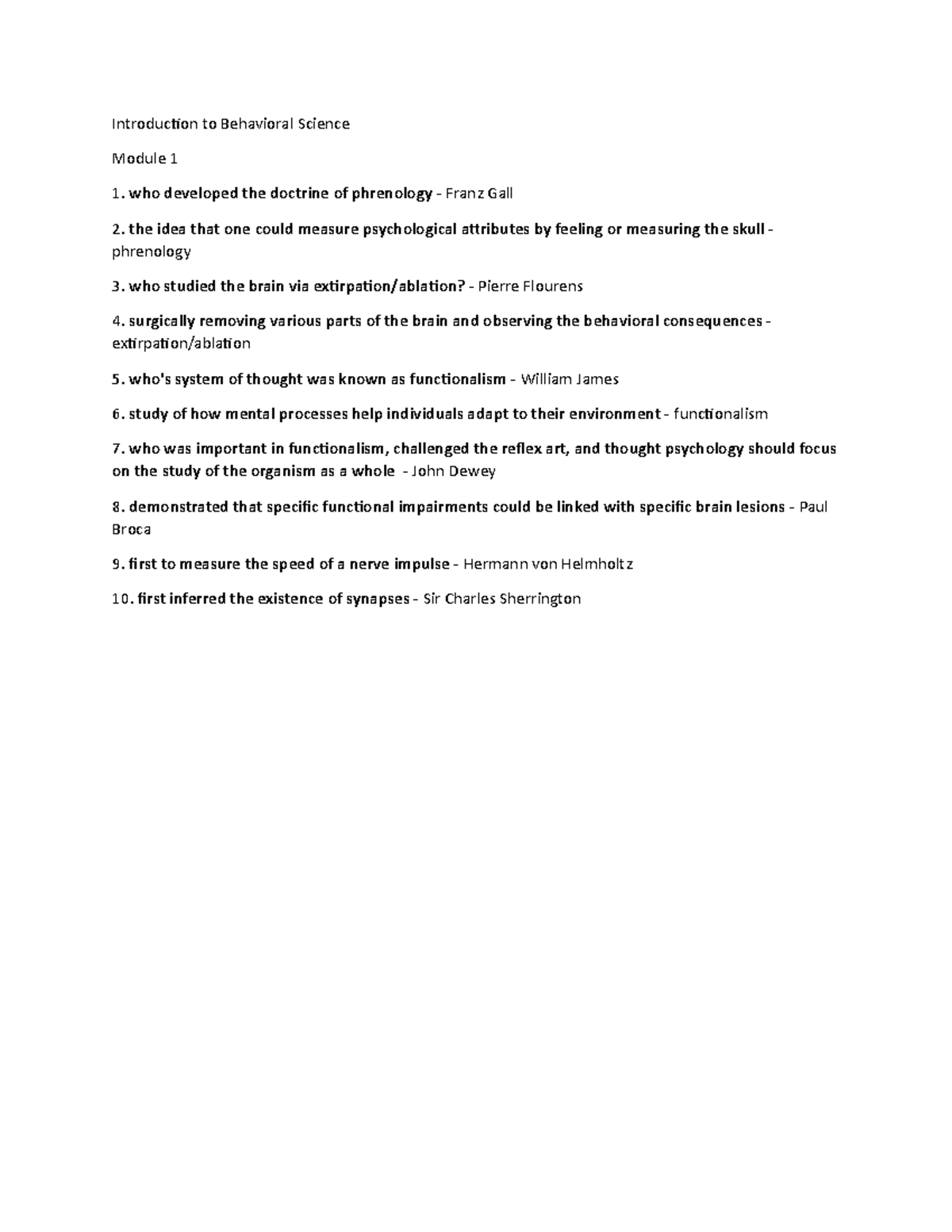 Introduction To Behavioral Science Module 1 Studocu Introduction To Behavioral Science Module 1 Studocu