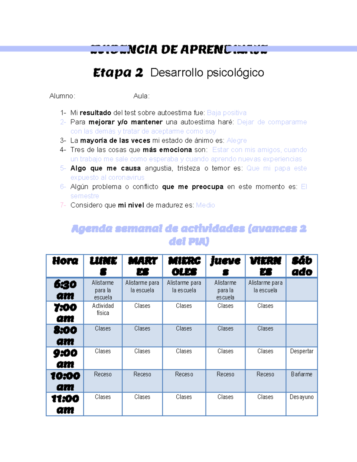Evidencia de aprendizaje - EVIDENCIA DE APRENDIZAJE Etapa 2 Desarrollo ...