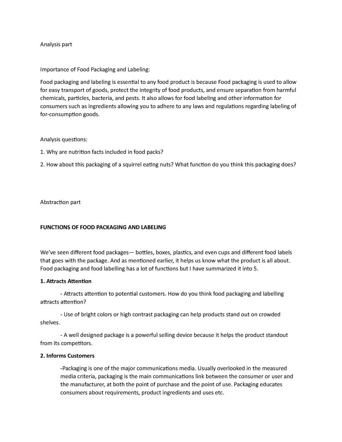 demo-notes-on-food-packaging-and-labeling-analysis-part-importance-of