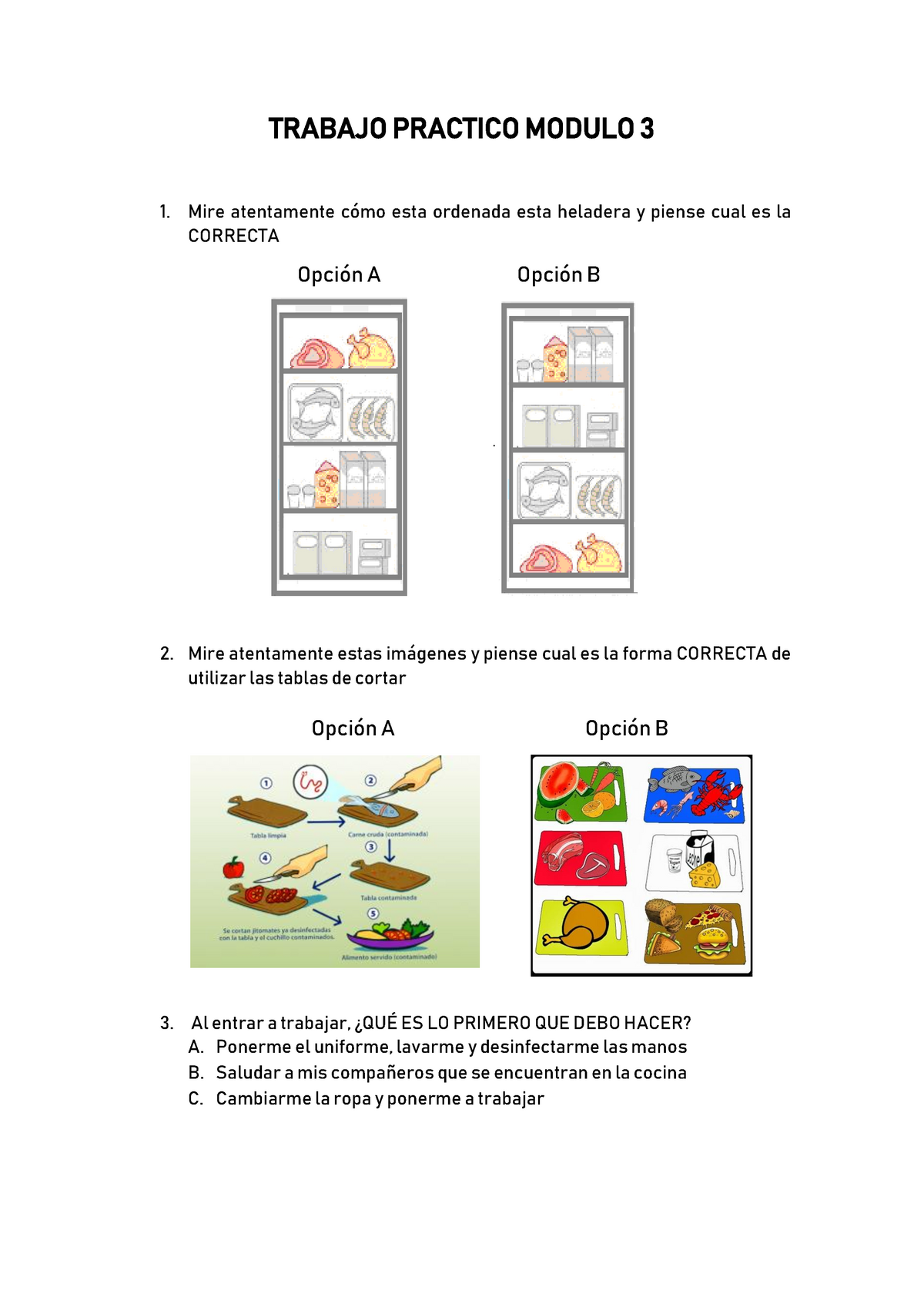 Modulo 3 Trabajo Practico - TRABAJO PRACTICO MODULO 3 Mire Atentamente ...