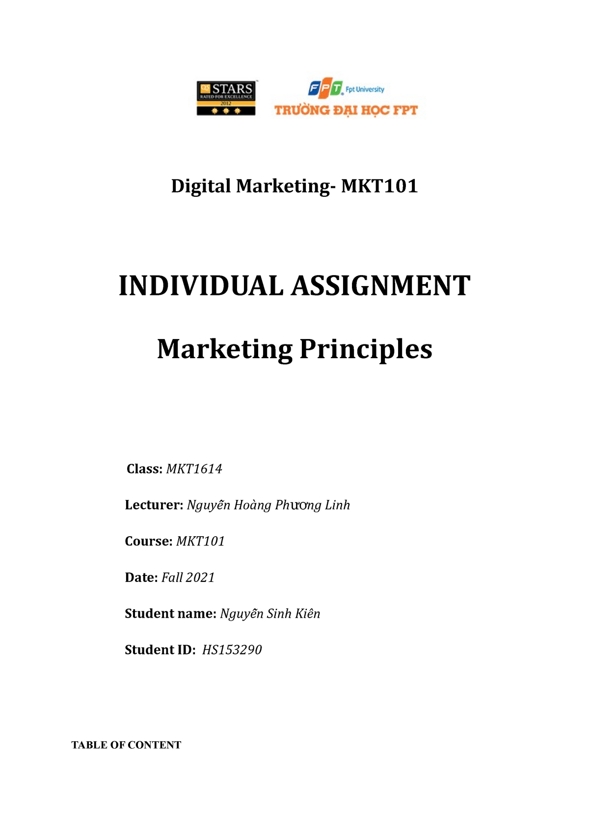 MKT101 Indi Asignment - Lecture Notes Fhebehbguebw - Digital Marketing ...