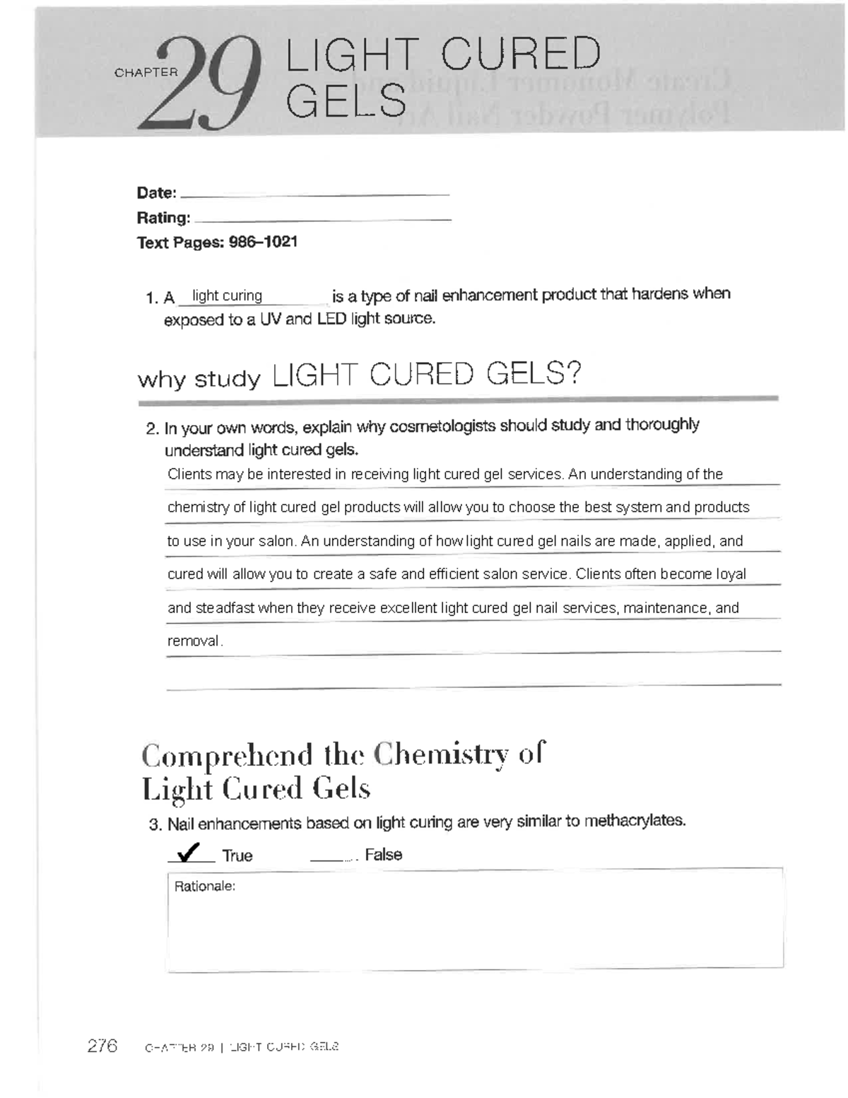 Ch 29 Light Cured Gels WB light curing Clients may be interested in