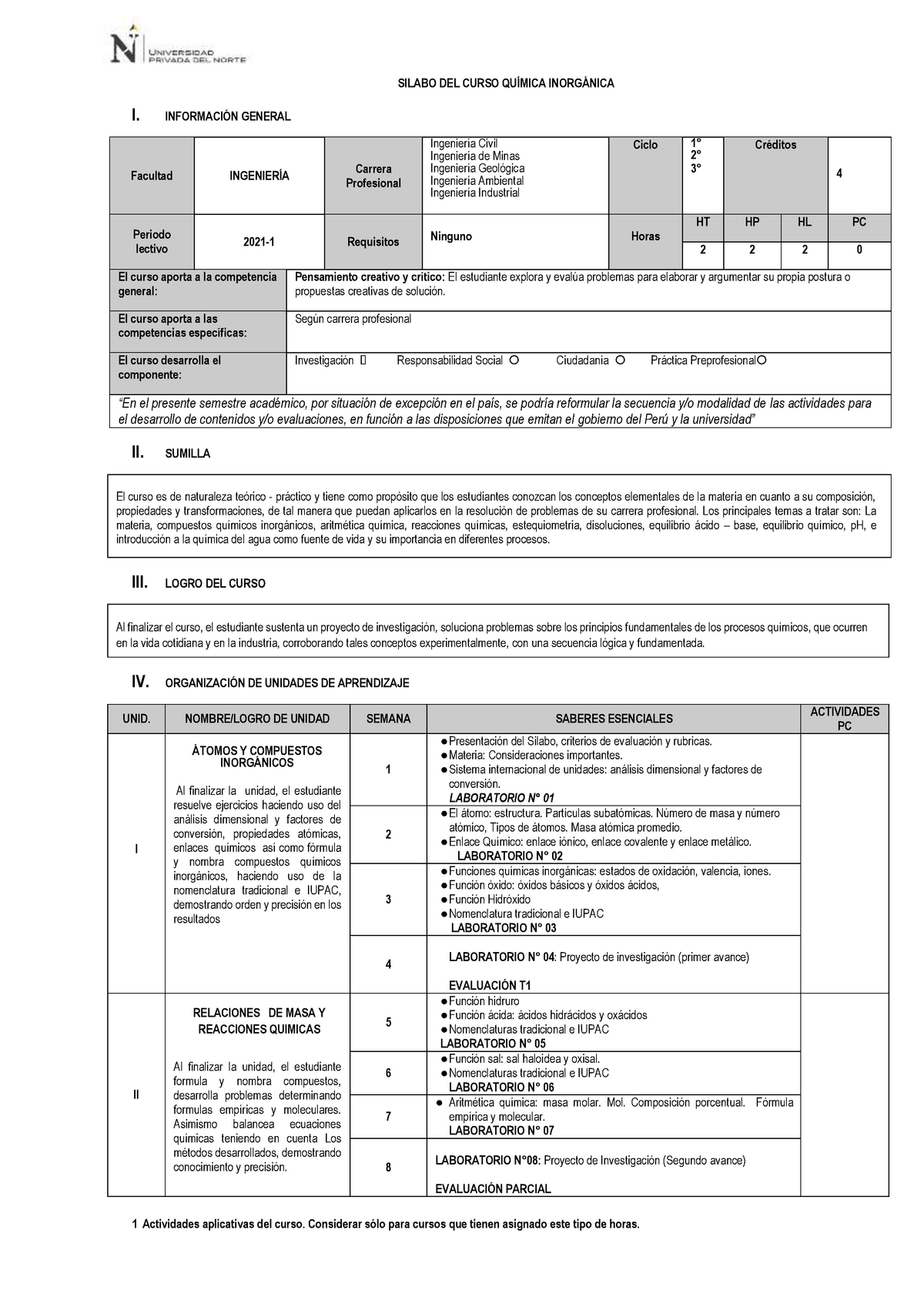 221413 QUIM1101A 2021 1 - 1 Actividades Aplicativas Del Curso ...