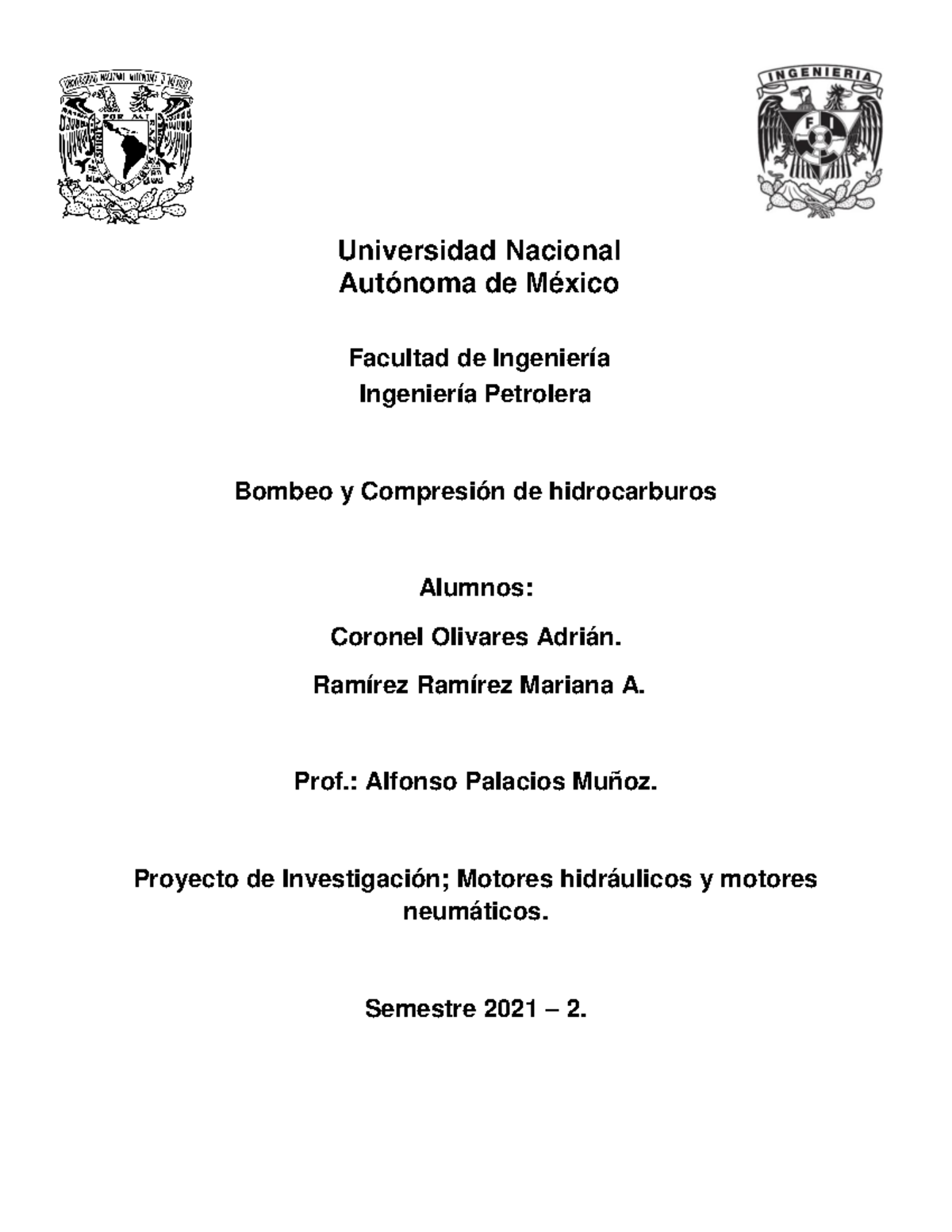 Motores M H - Apuntes 1 - Universidad Nacional Autónoma De México ...