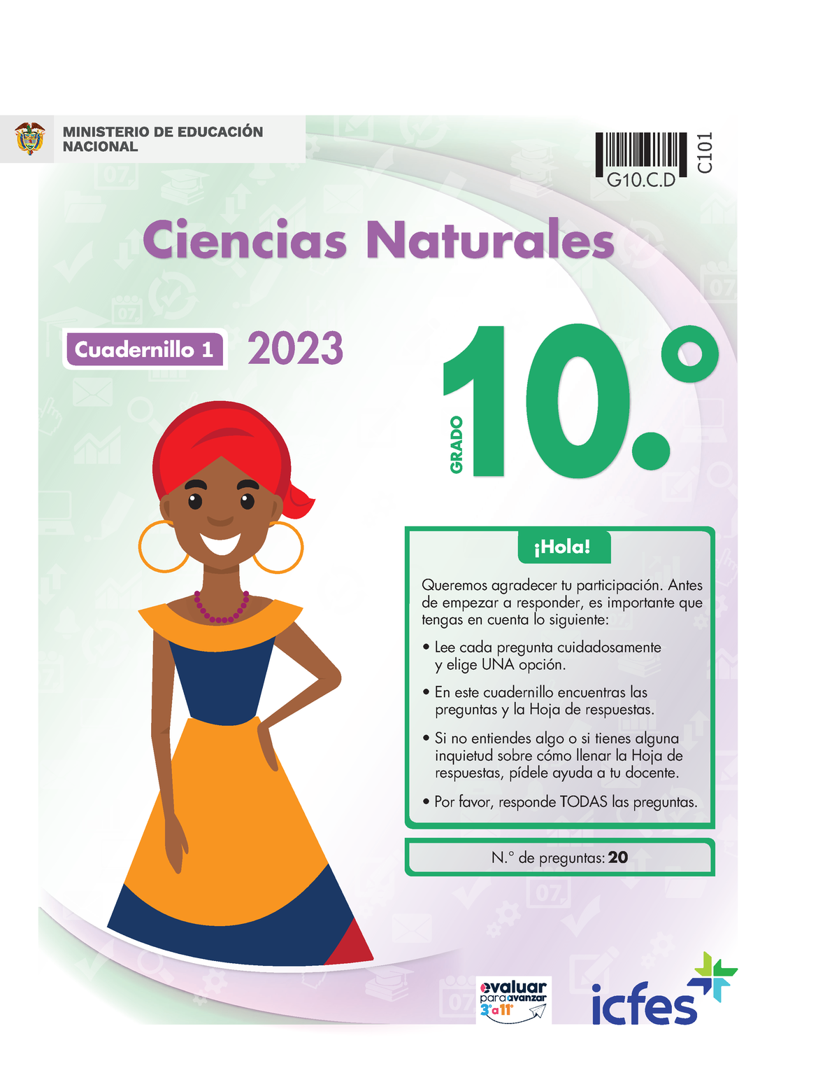 Cuadernillo Ciencias Naturales 10 1 - Cuadernillo 12023 ####### C 1 ...