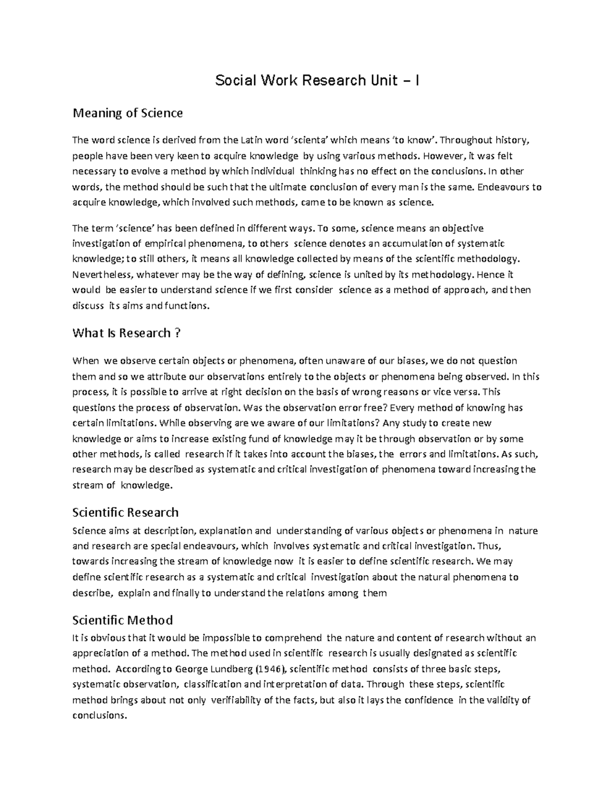 statistics in social work research meaning