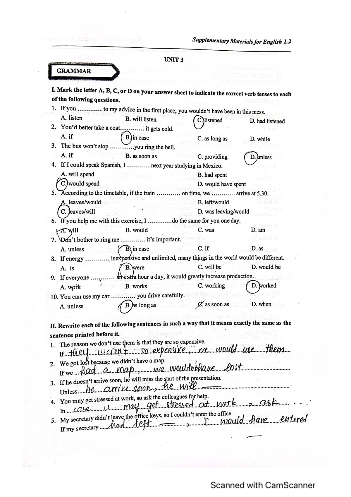 unit 3 homework 2 answer key