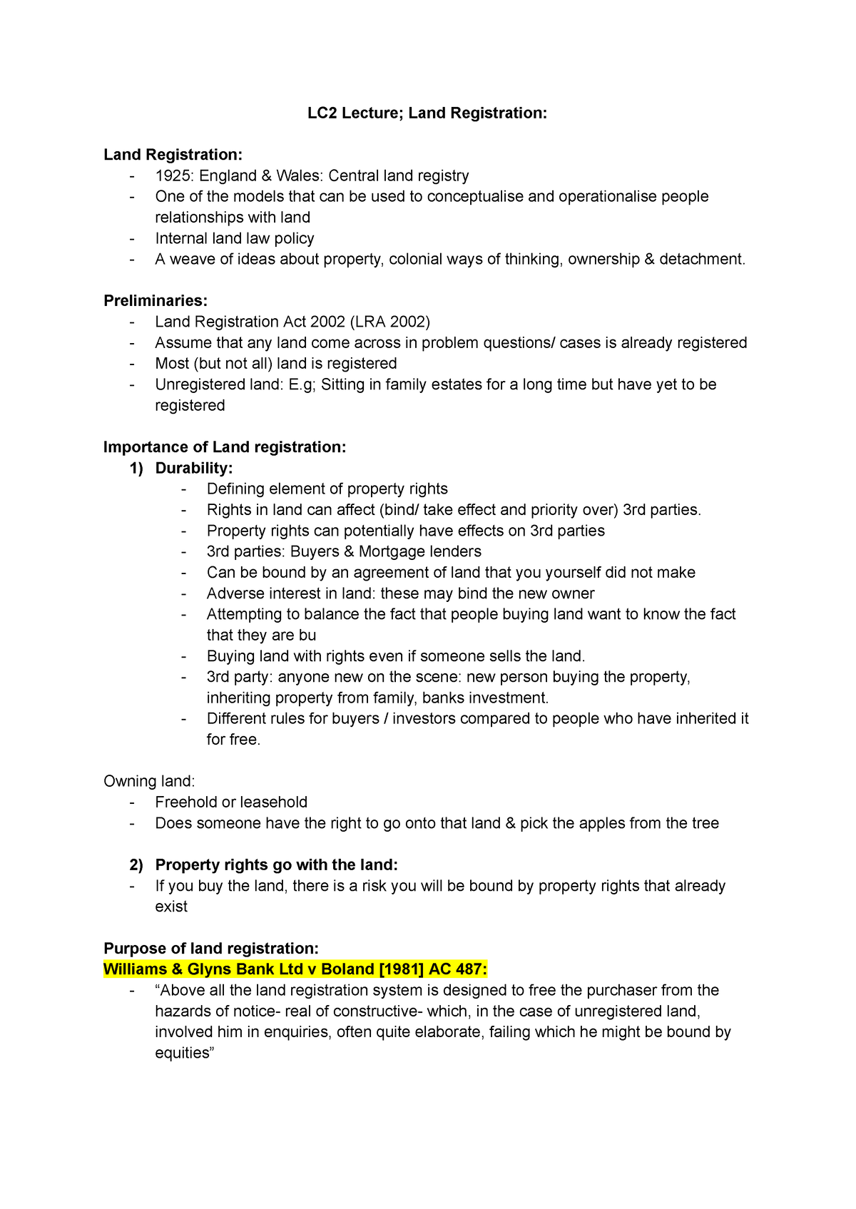 LC2 Lecture Land Registration Preliminaries Land Registration Act   Thumb 1200 1695 