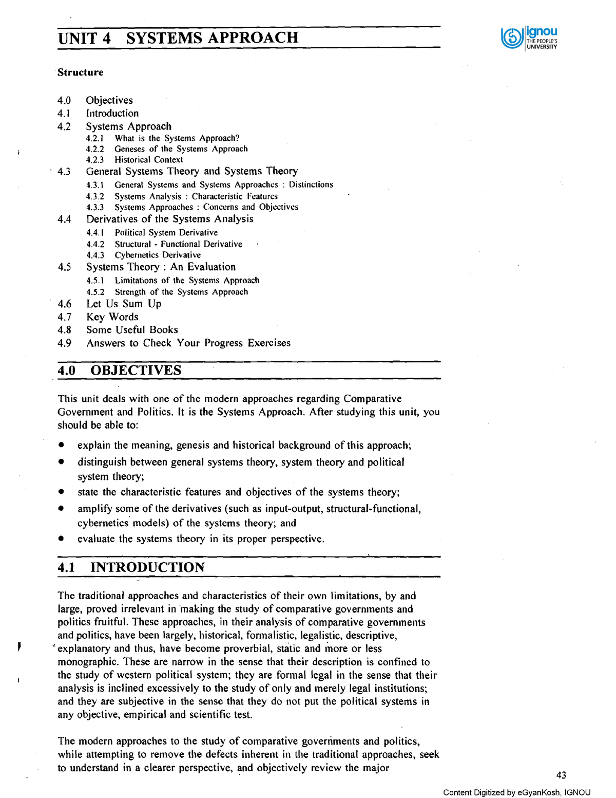 system-approach-in-political-science-unit-4-systems-approach