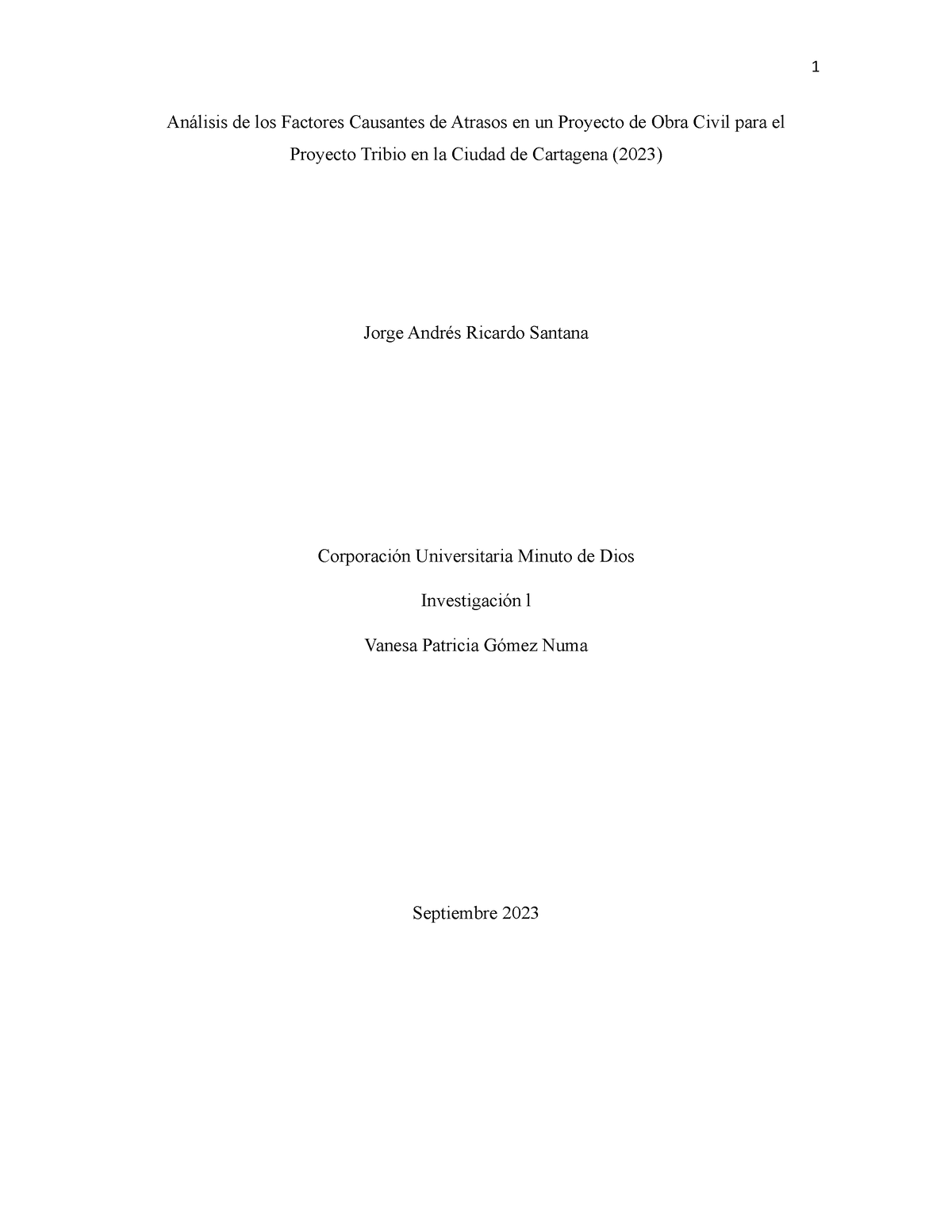 Semana 3 - EVALUACION DE PROYECTOS - Análisis de los Factores Causantes ...