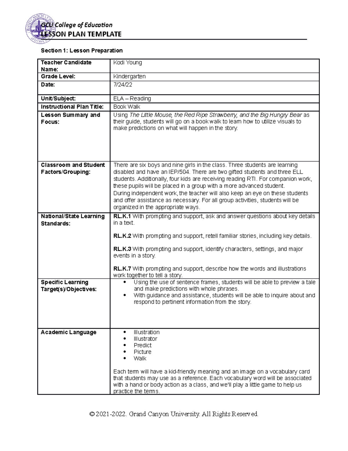 book-walk-lesson-plan-lesson-plan-template-section-1-lesson-preparation-teacher-candidate