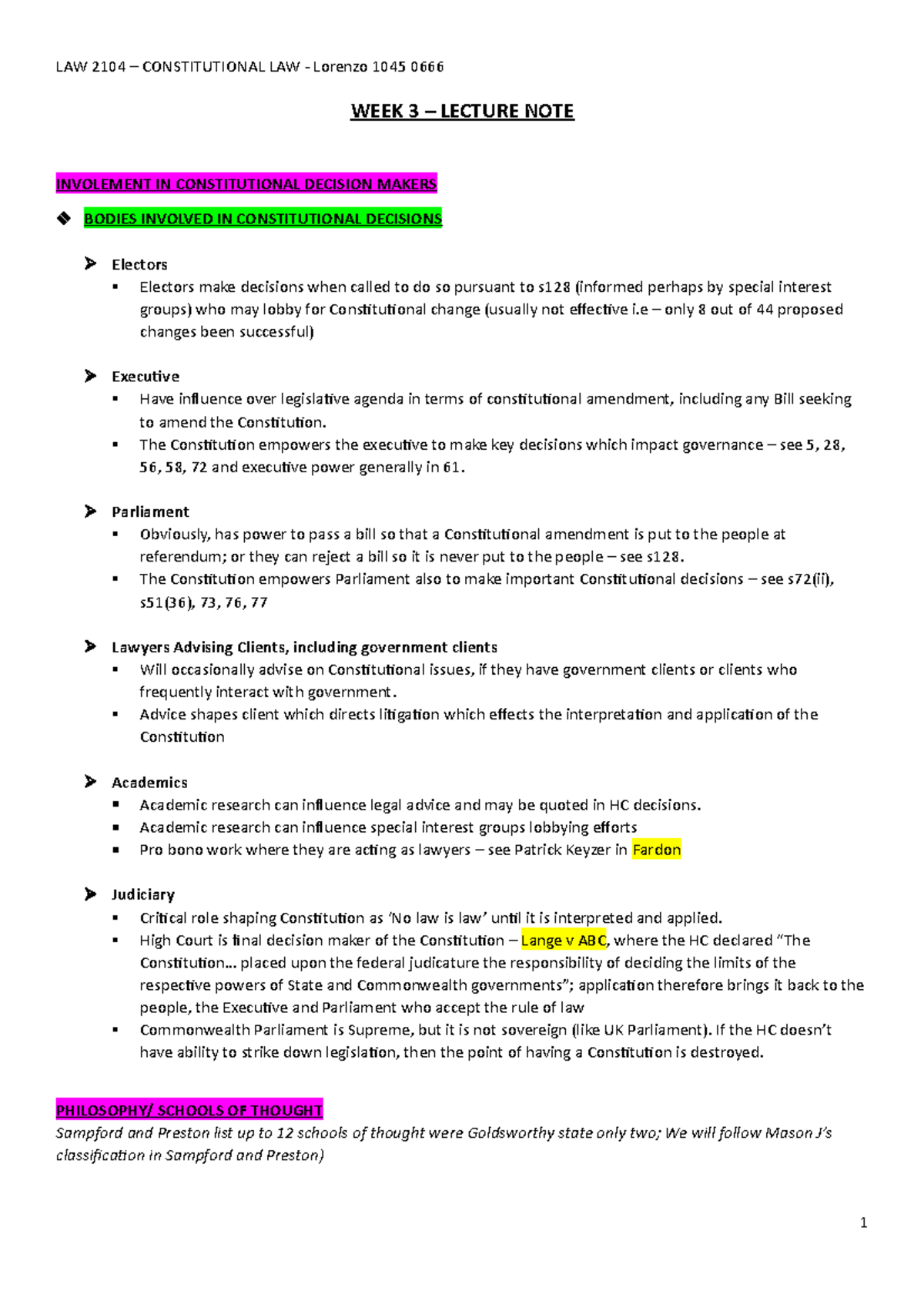 2104 - Week 3 Handout note - Pull Down Tear Up - WEEK 3 – LECTURE NOTE ...