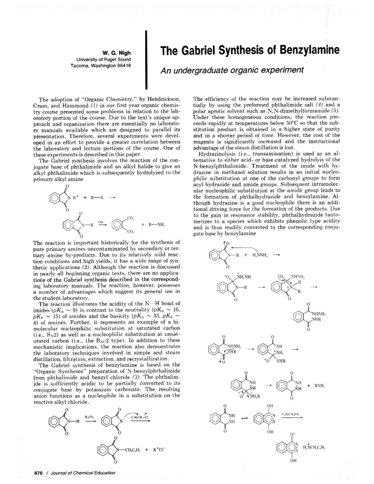 Gabriel (10) - study - The adoption of "Organic Chemistry," by ...