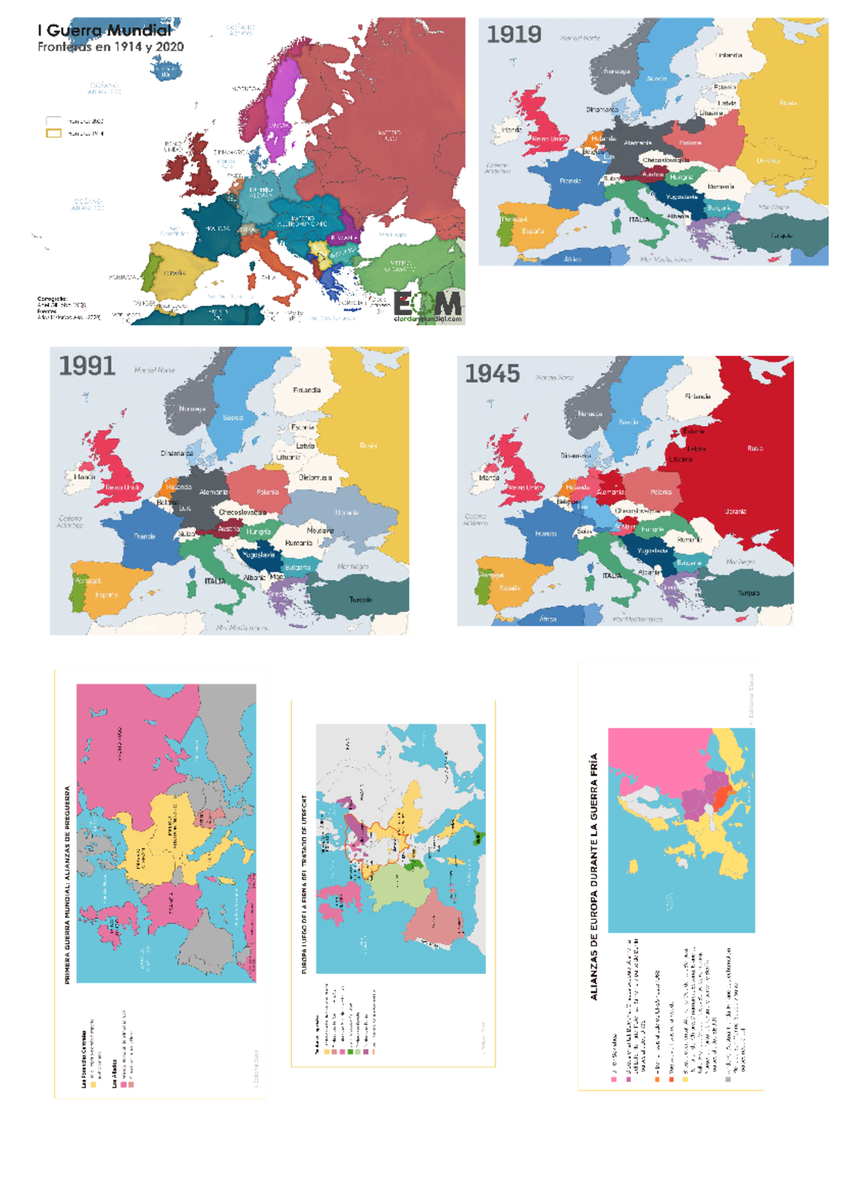 Mapas color - sdadsasddas - Historia del Mundo actual desde 1989 - Studocu