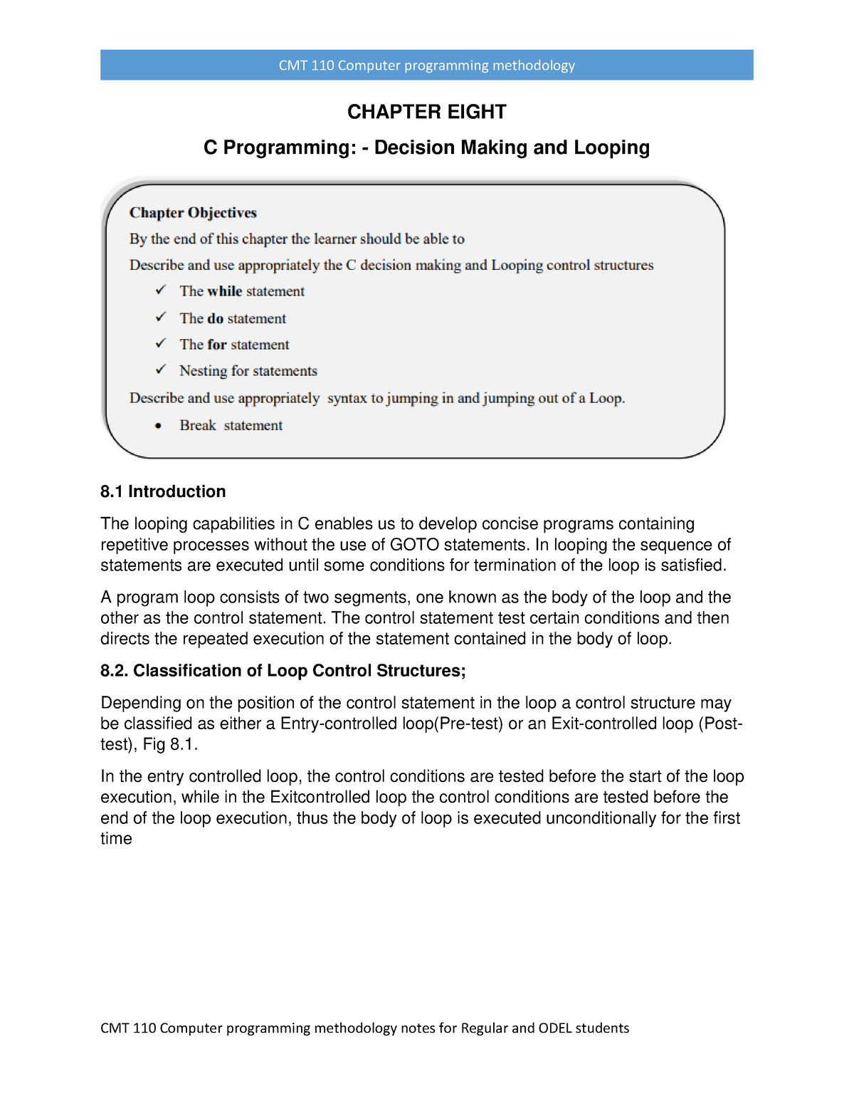 core c programming programming assignment chapter 8