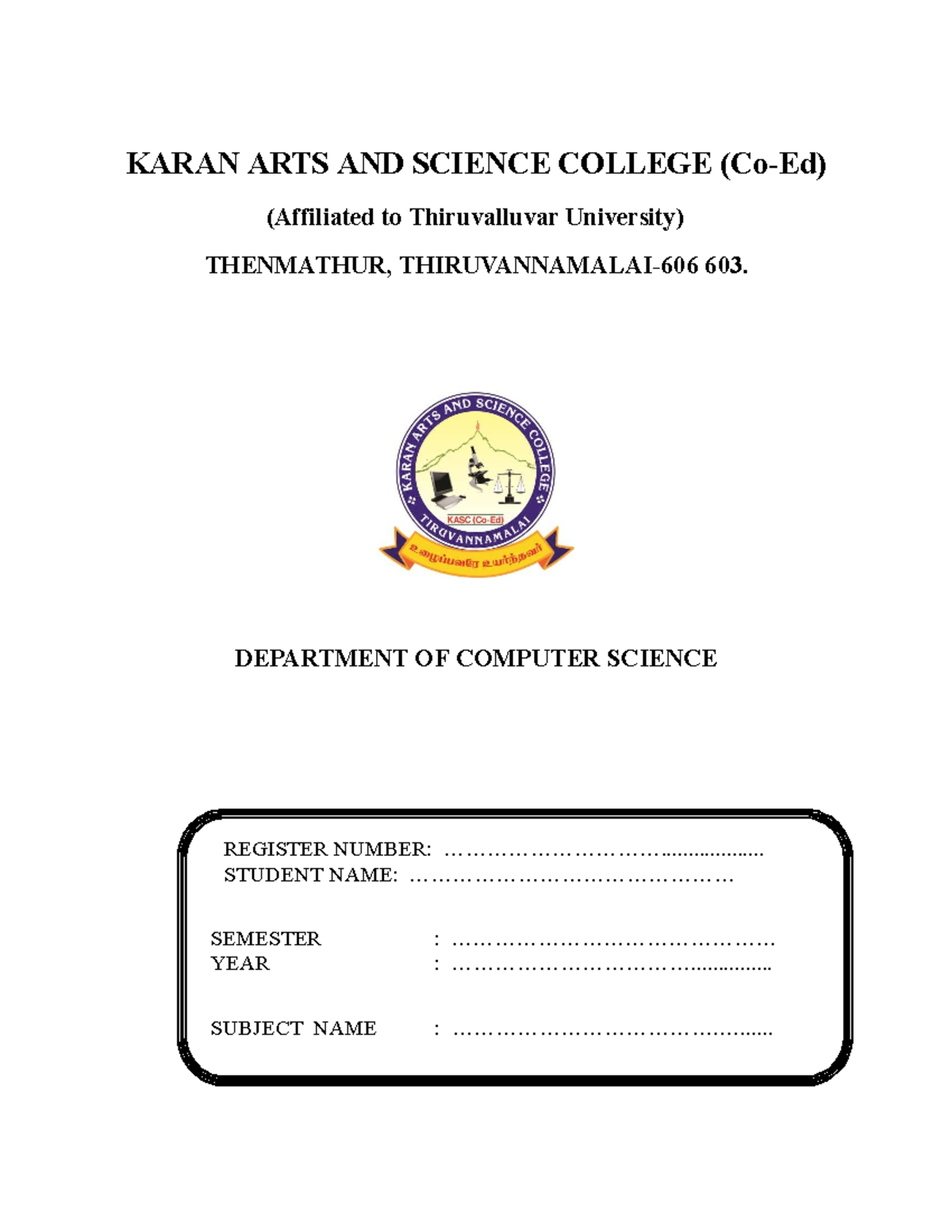 programming in c lab manual for B.sc REGISTER NUMBER Studocu