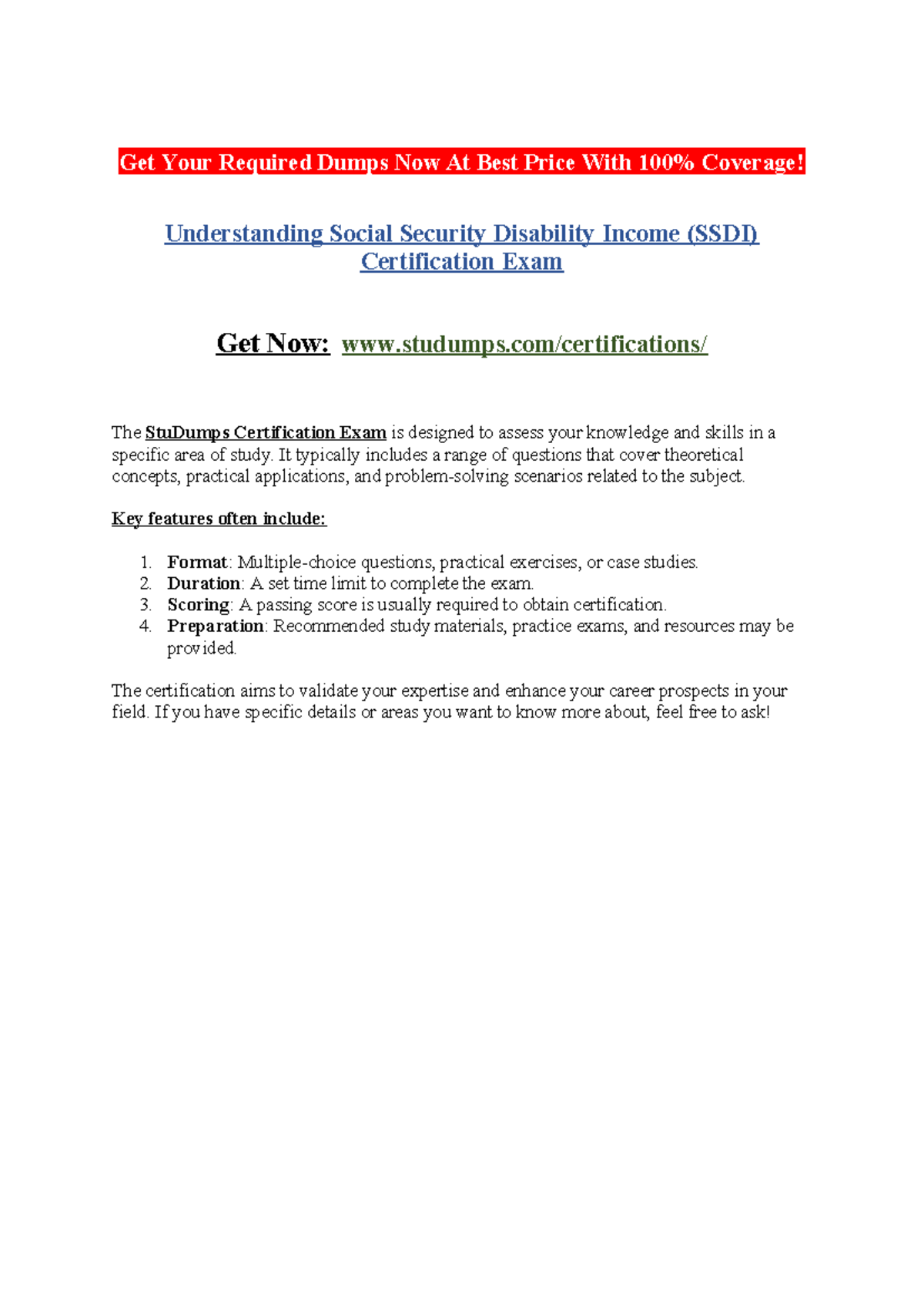 Understanding Social Security Disability Income (SSDI) Certification ...
