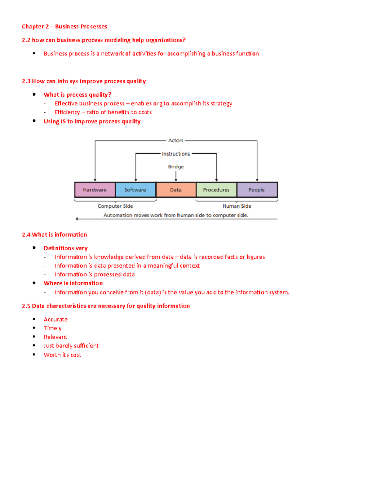 Week 1 - Tutorial questions and notes for week 1 - Chapter 2 – Business ...