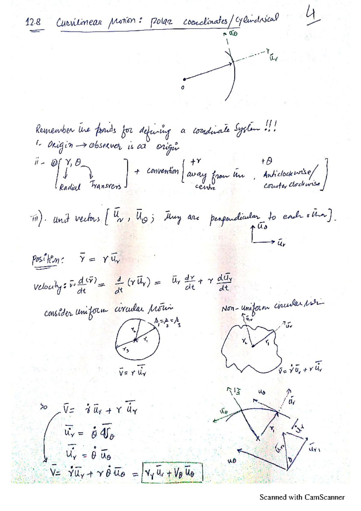 Notes Section 12.8 Hibbeler 14th - Engineering Dynamics - Scanned With ...