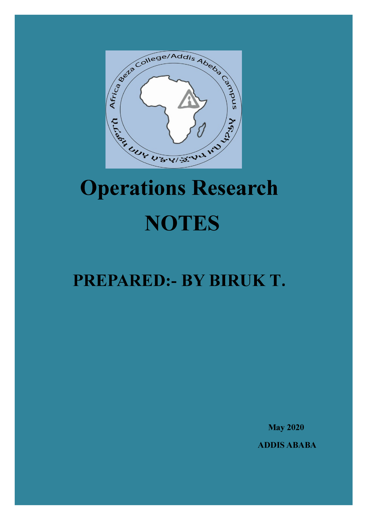 research paper on operations research pdf