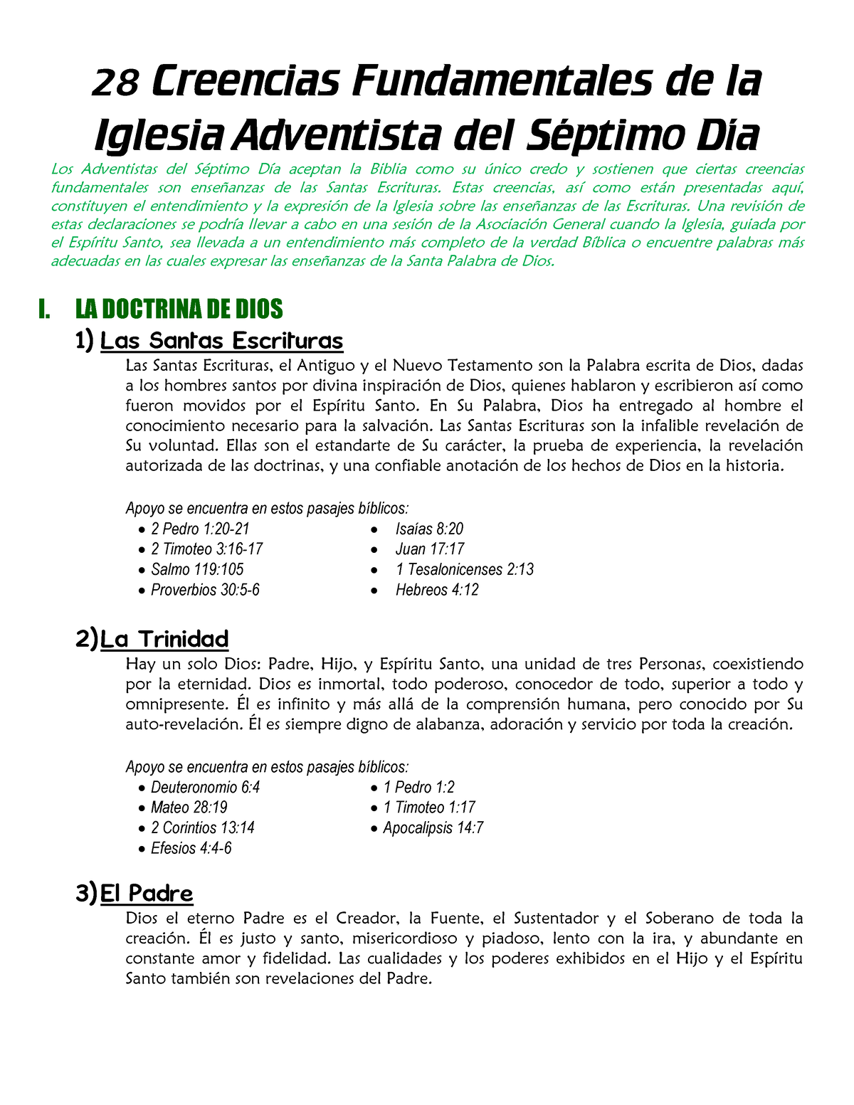 Pth 28fundamentalbeliefssda 28 Creencias Fundamentales De La Iglesia Adventista Del SÈptimo 4008