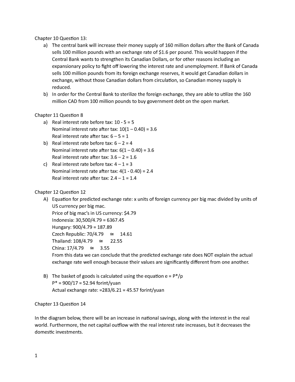 central bank essay question