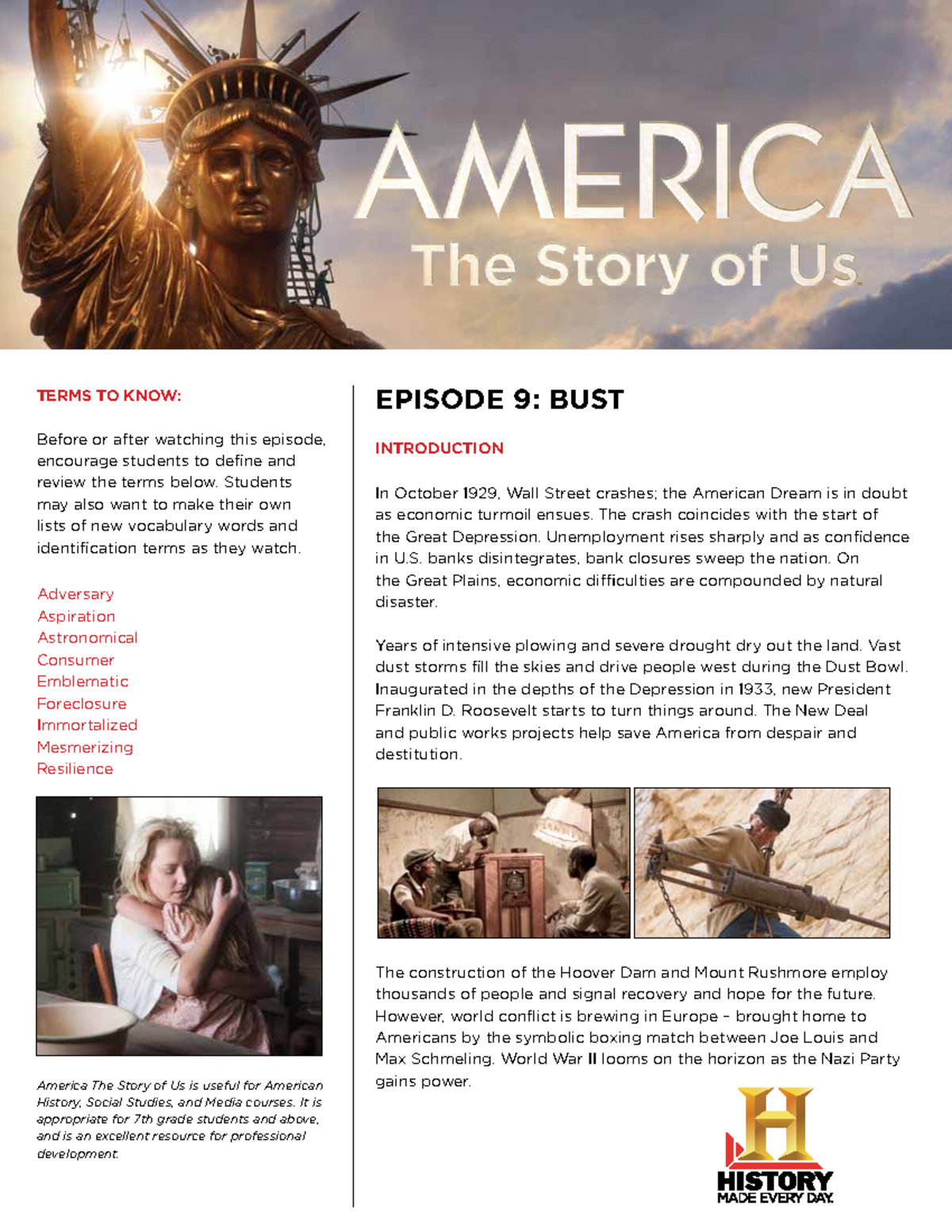 america the story of us bust episode 9