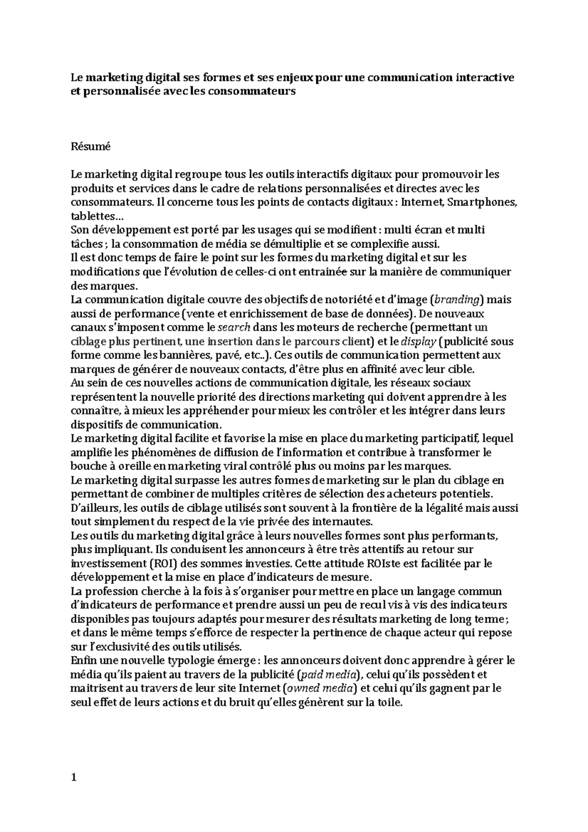 Marketing Digital: Enjeux, Tantangan, dan Peluang di Era Digital