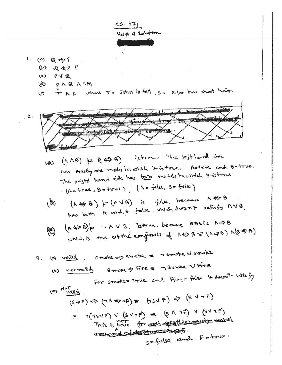 Hw4 Sol - This Is The Solution To Hw4. - 4 Solution 1. (a) Q P (b) Q P ...