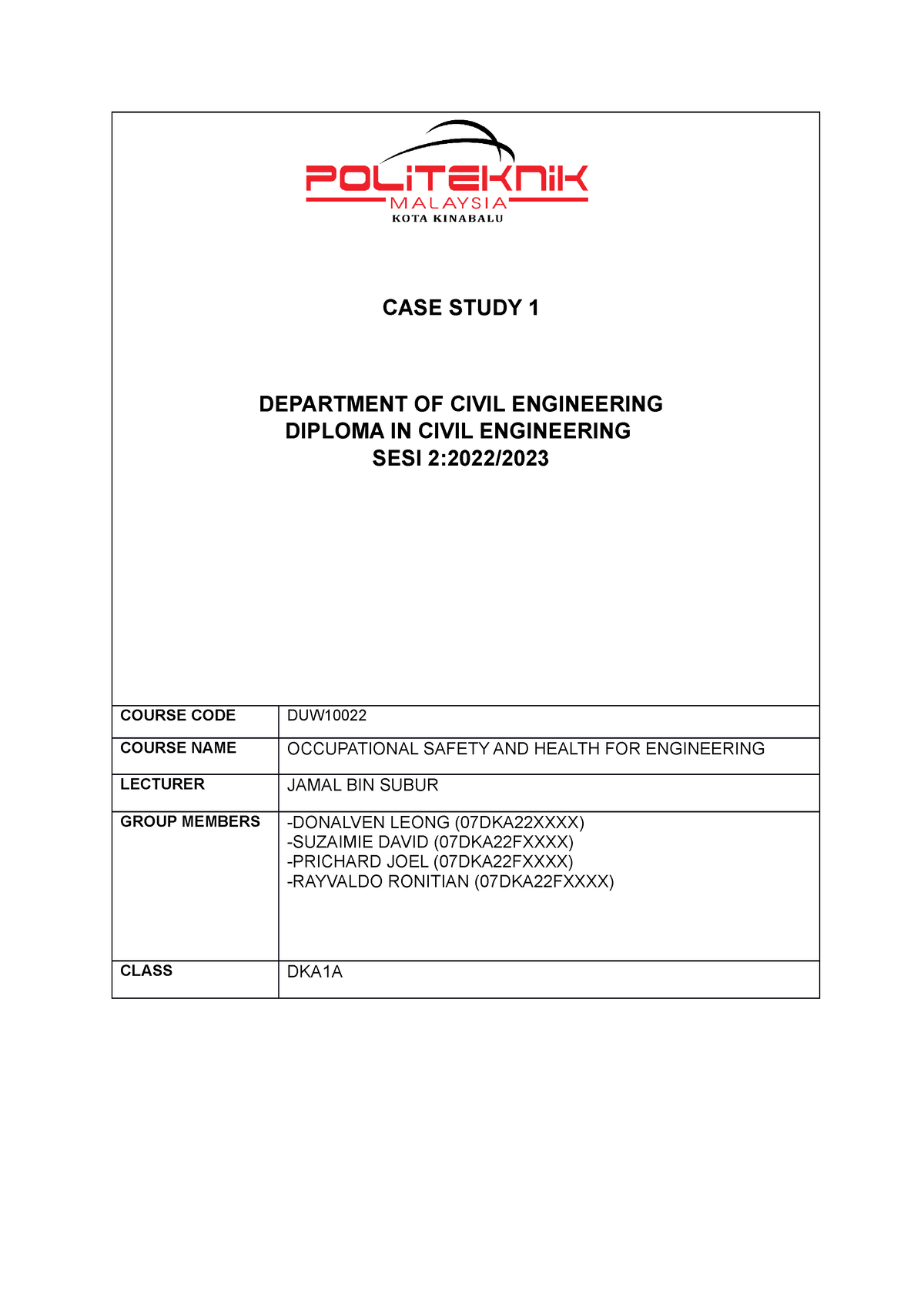 tlmt 313 case study 1