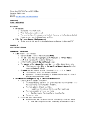 MATH63 110222 sk - Math 63 elementary statistics - Recording: MATH63 ...